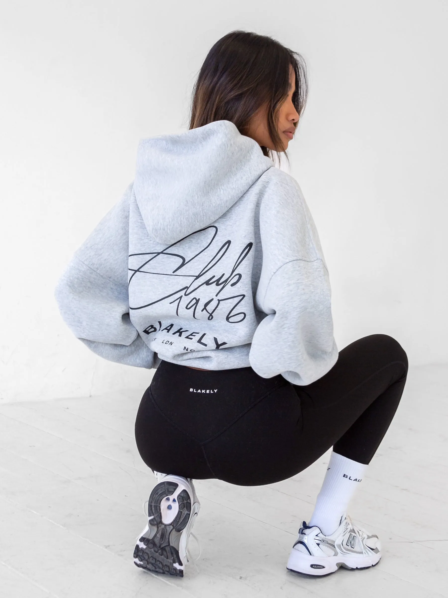 Club Oversized Hoodie - Marl Grey sold by Blakely product image thumbnail 3