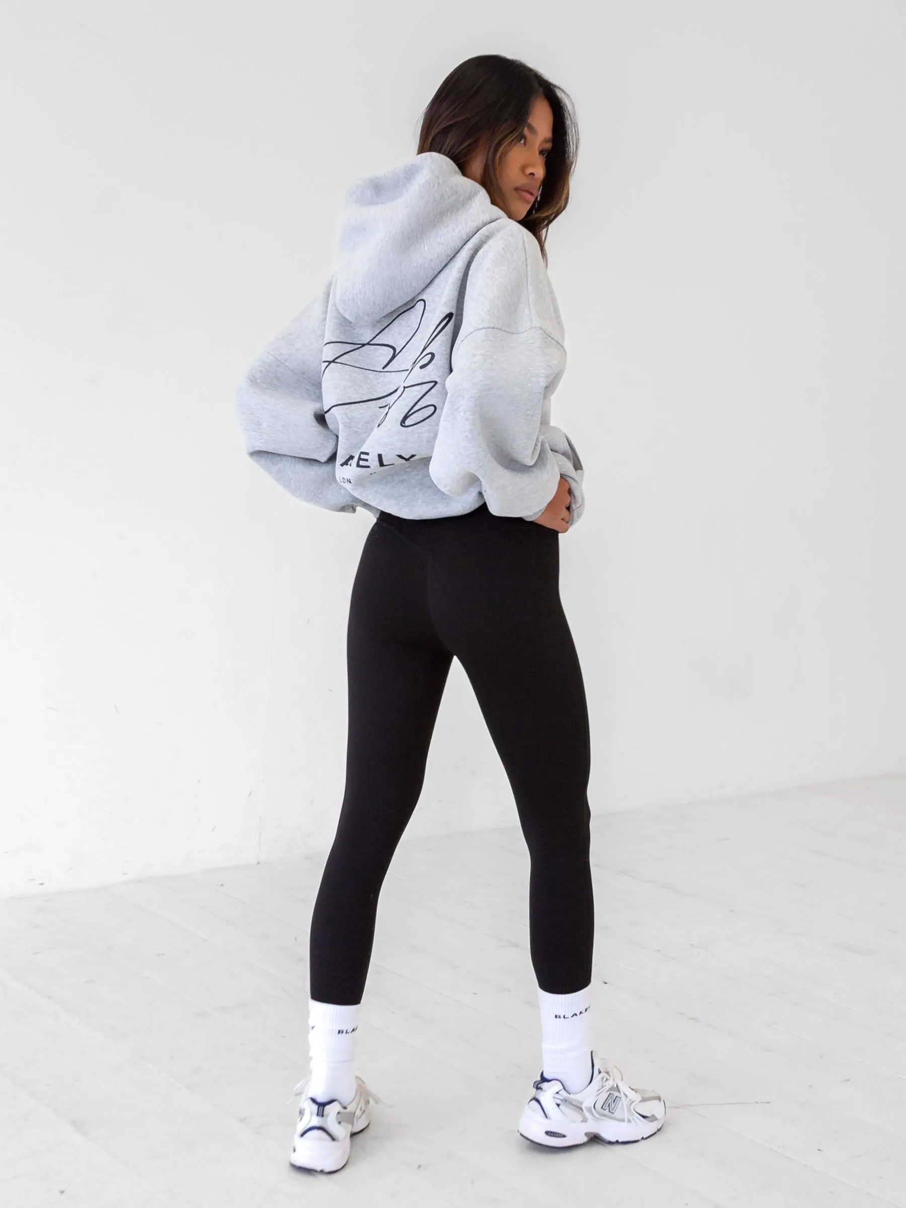 Club Oversized Hoodie - Marl Grey sold by Blakely product image thumbnail 5