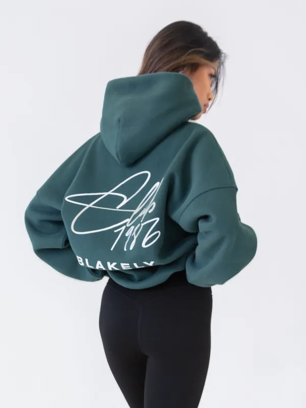 Club Oversized Hoodie - Teal Green sold by Blakely