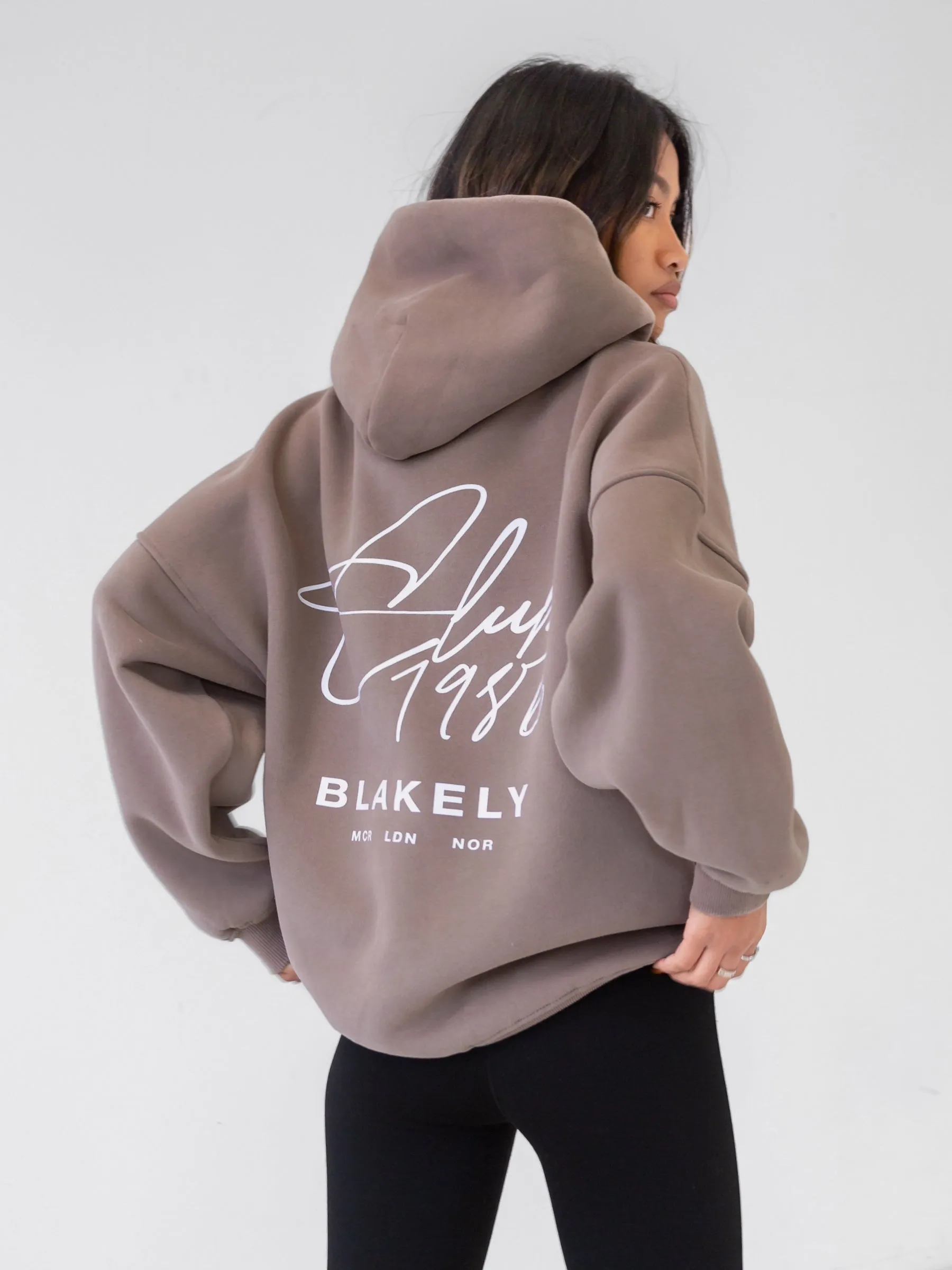 Club Oversized Hoodie - Brown sold by Blakely product image thumbnail 3