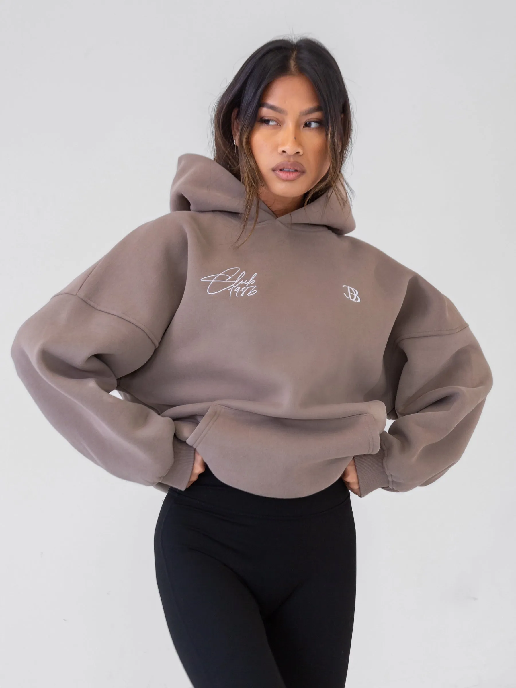 Club Oversized Hoodie - Brown sold by Blakely product image thumbnail 2