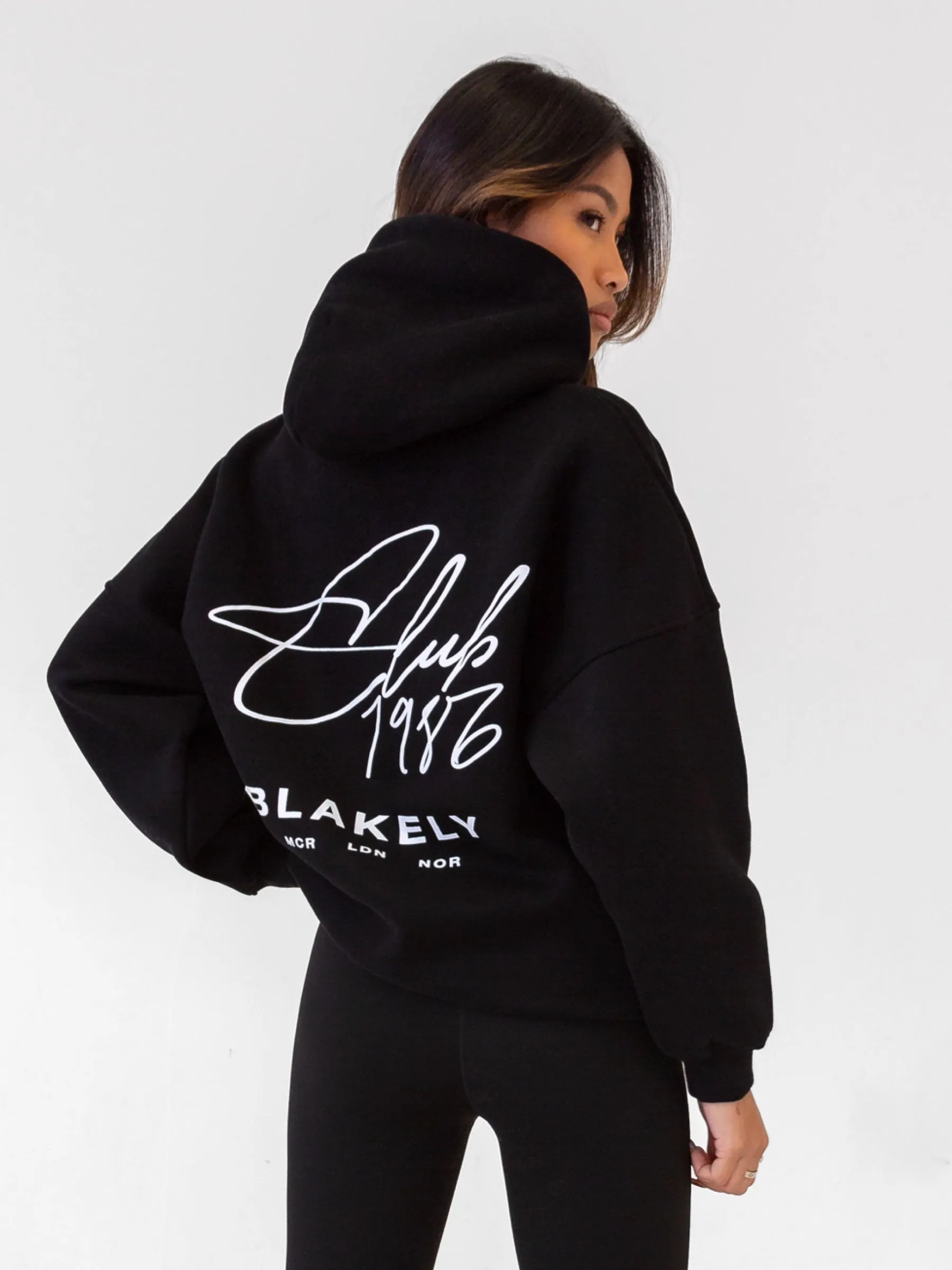 Club Oversized Hoodie - Black sold by Blakely
