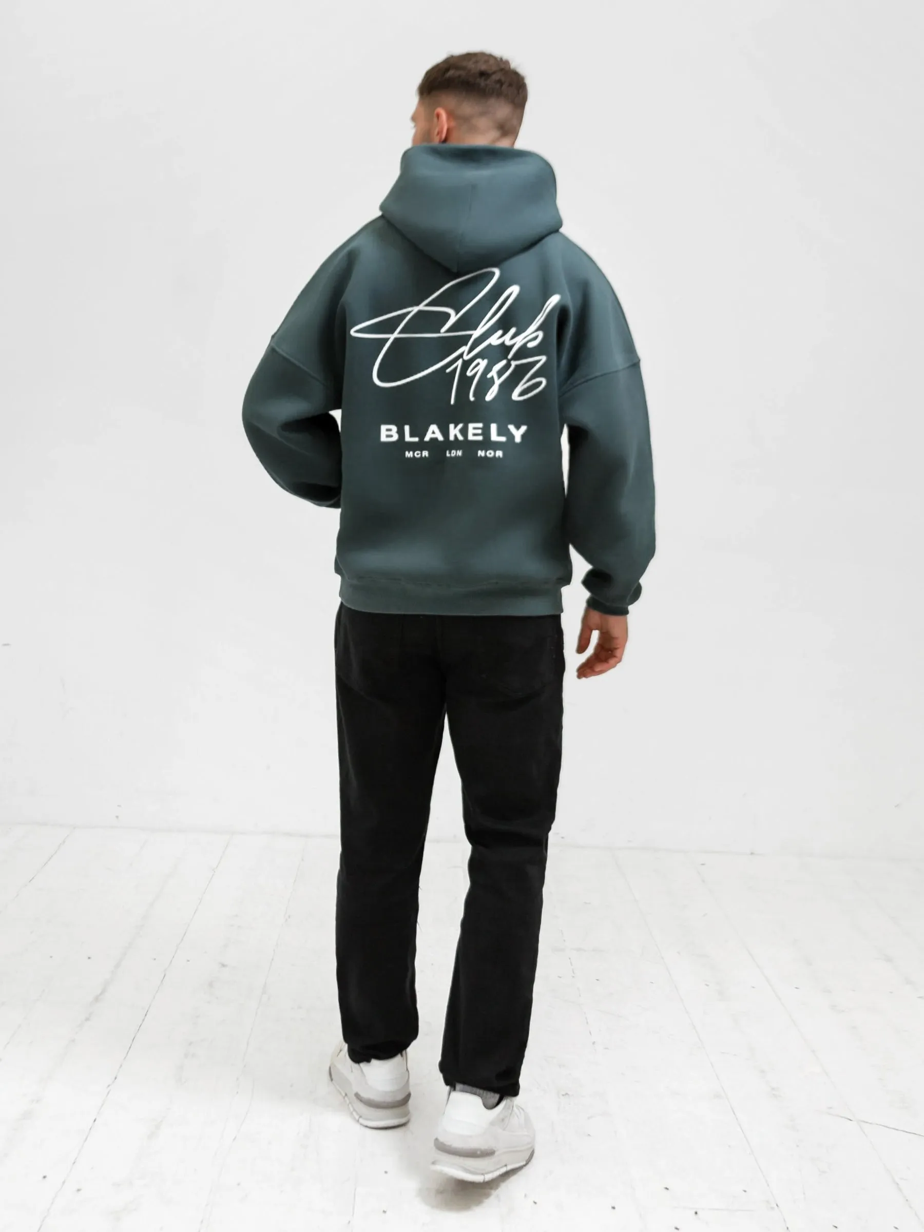 Club Relaxed Hoodie - Teal Green sold by Blakely product image thumbnail 5