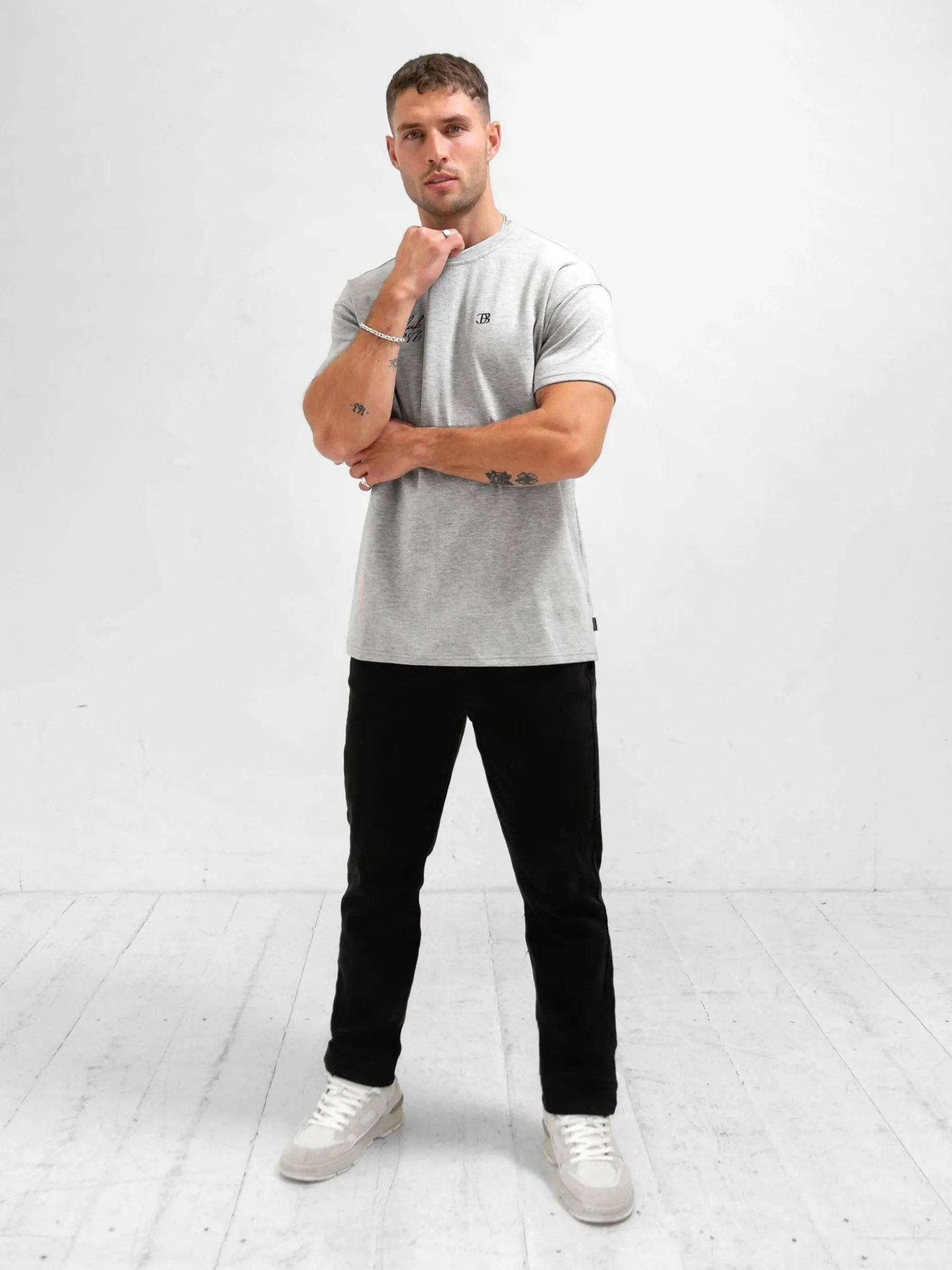 Club Relaxed T-Shirt - Marl Grey sold by Blakely product image thumbnail 5