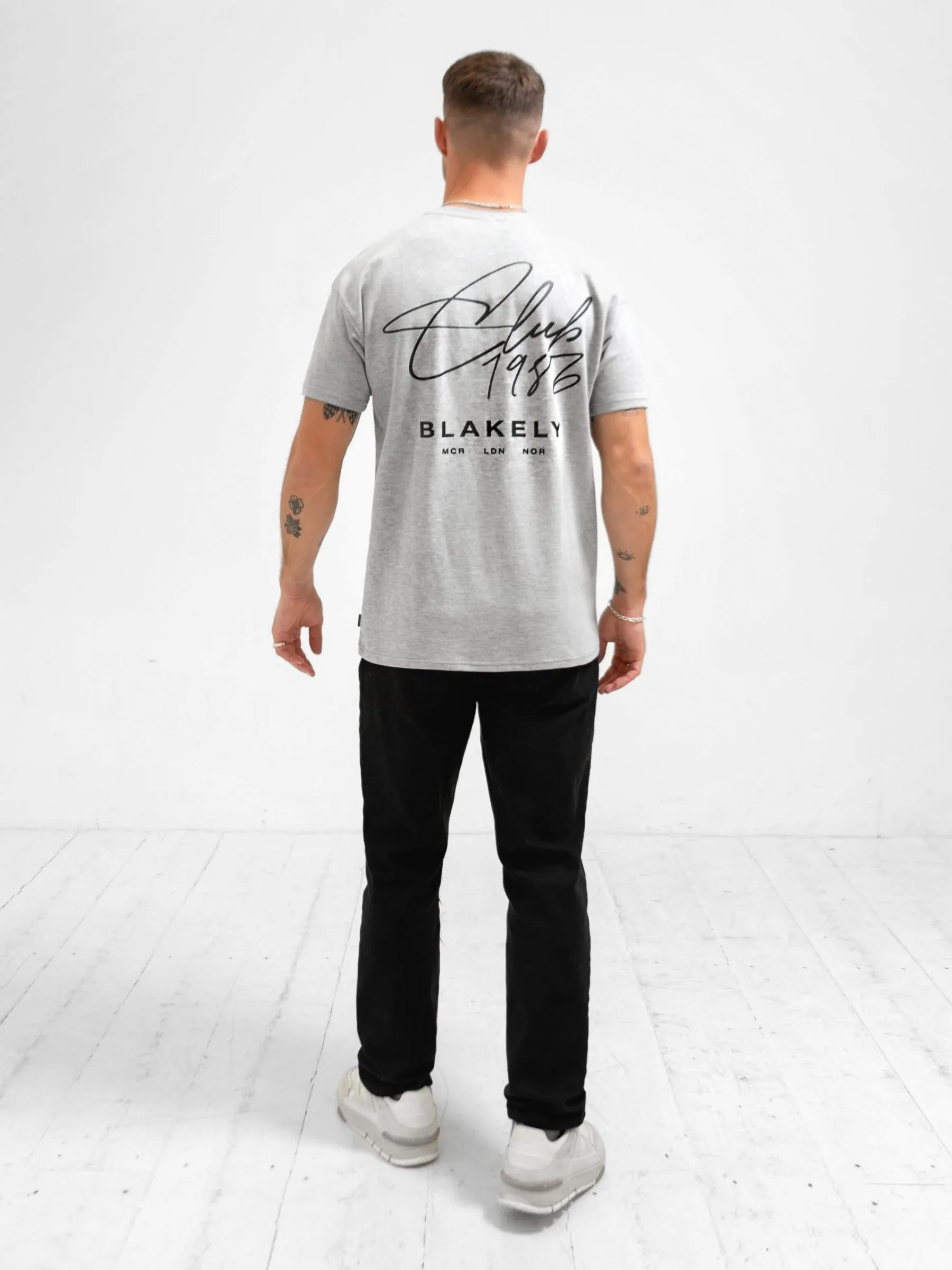 Club Relaxed T-Shirt - Marl Grey sold by Blakely product image thumbnail 3