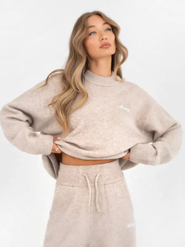 Oversized Knitted Jumper - Toasted Taupe sold by Blakely