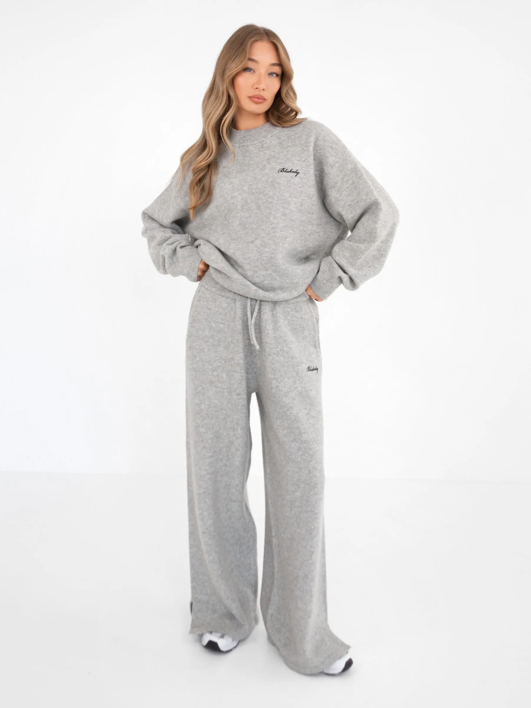 Oversized Knitted Jumper - Marl Grey sold by Blakely product image thumbnail 5