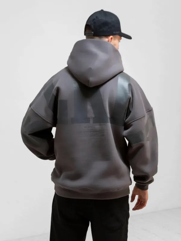 BLKLY Relaxed Hoodie - Charcoal sold by Blakely