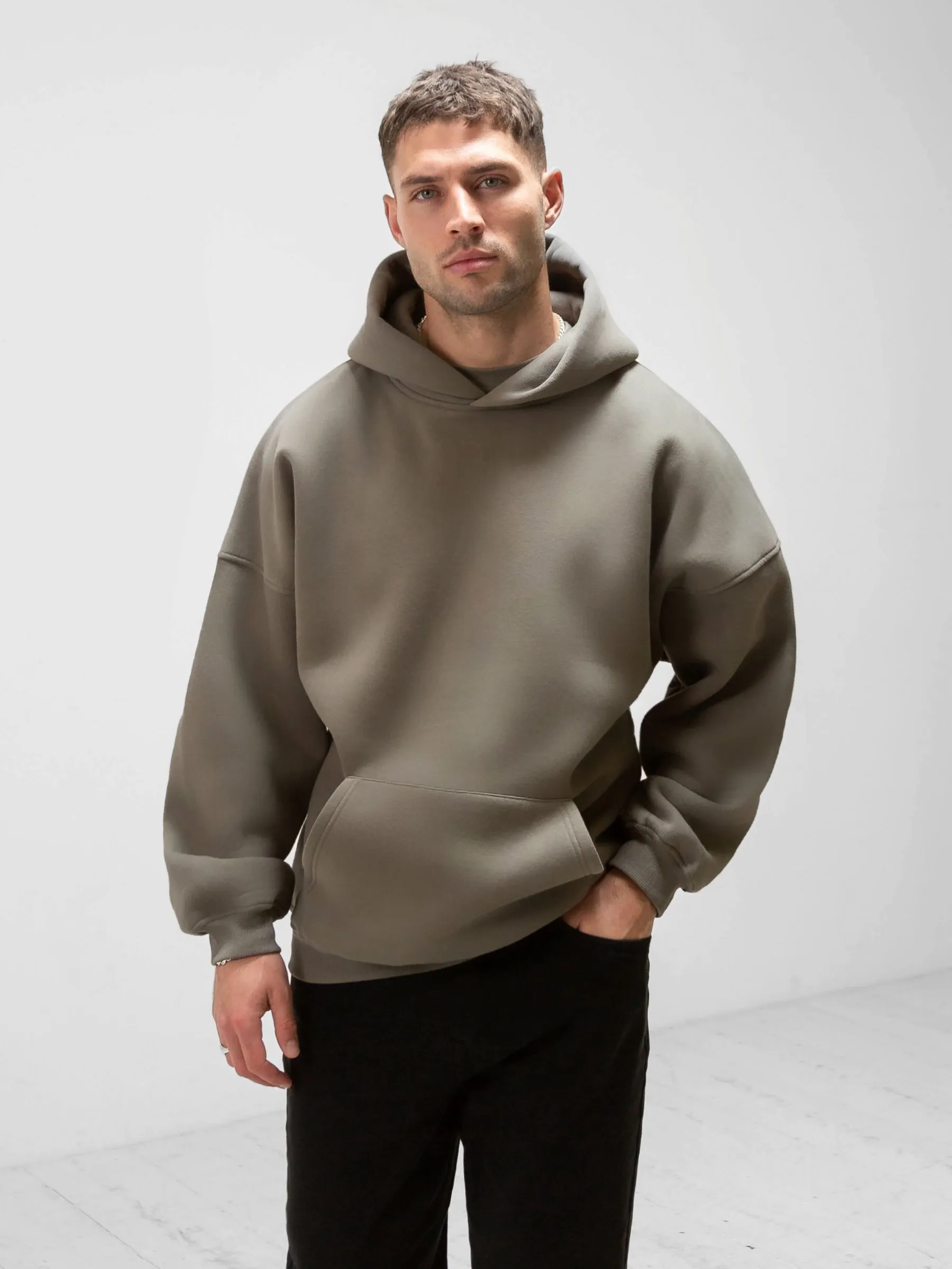BLKLY Relaxed Hoodie - Safari Green sold by Blakely product image thumbnail 2