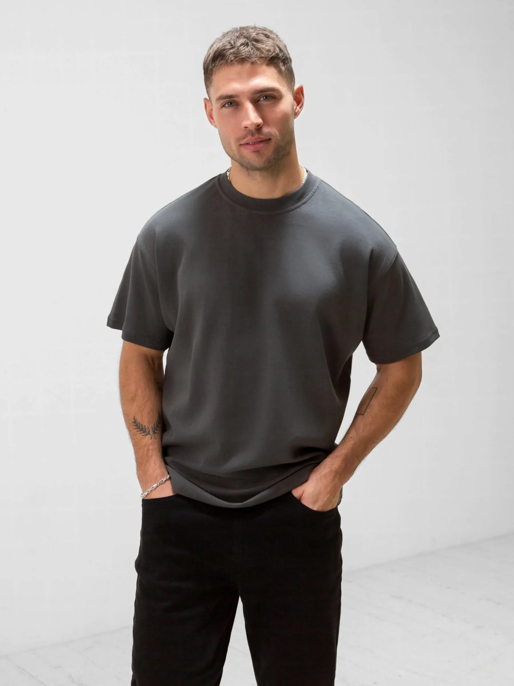 BLKLY Relaxed T-Shirt - Charcoal sold by Blakely product image thumbnail 2