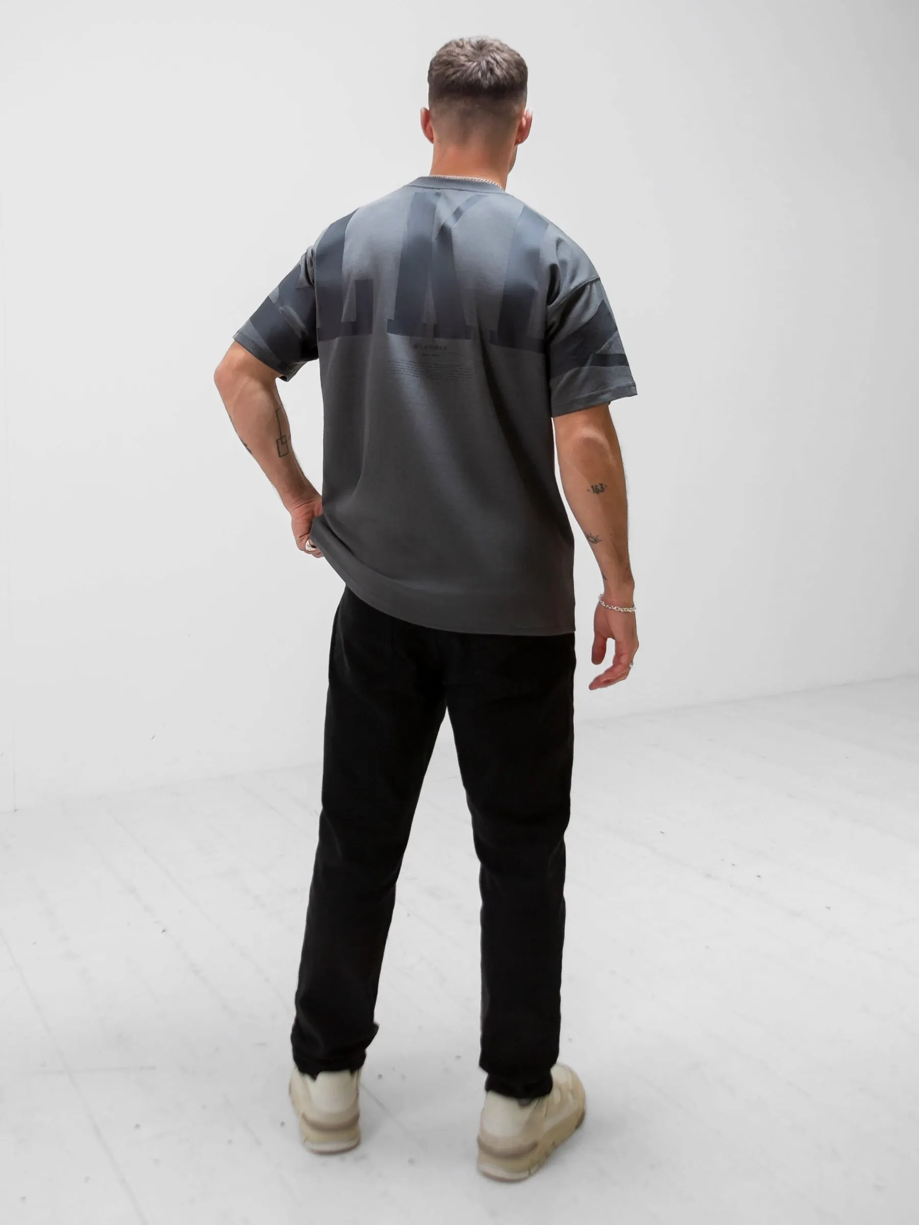 BLKLY Relaxed T-Shirt - Charcoal sold by Blakely product image thumbnail 3