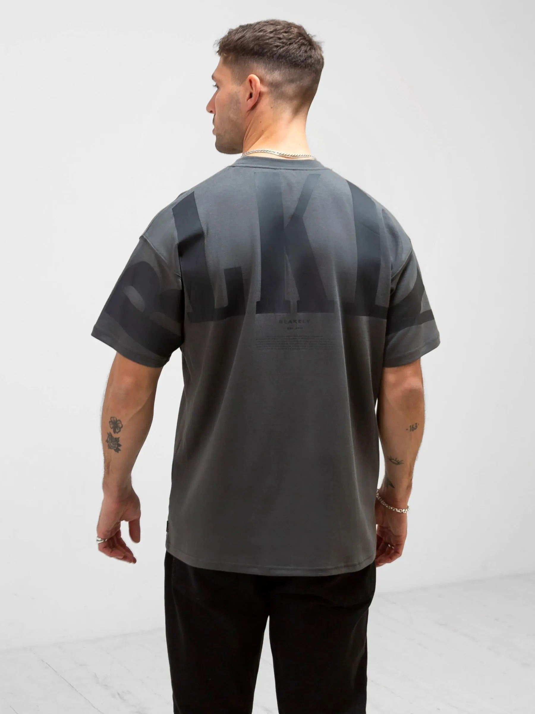 BLKLY Relaxed T-Shirt - Charcoal sold by Blakely