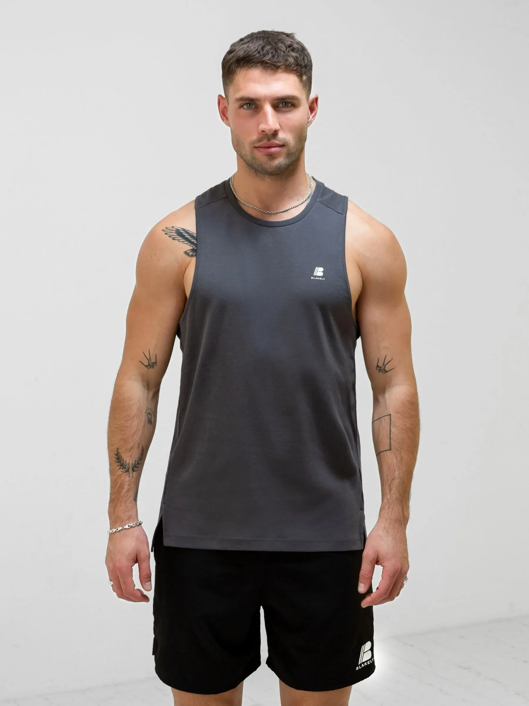 Apex Tech Sleeveless Vest - Charcoal sold by Blakely