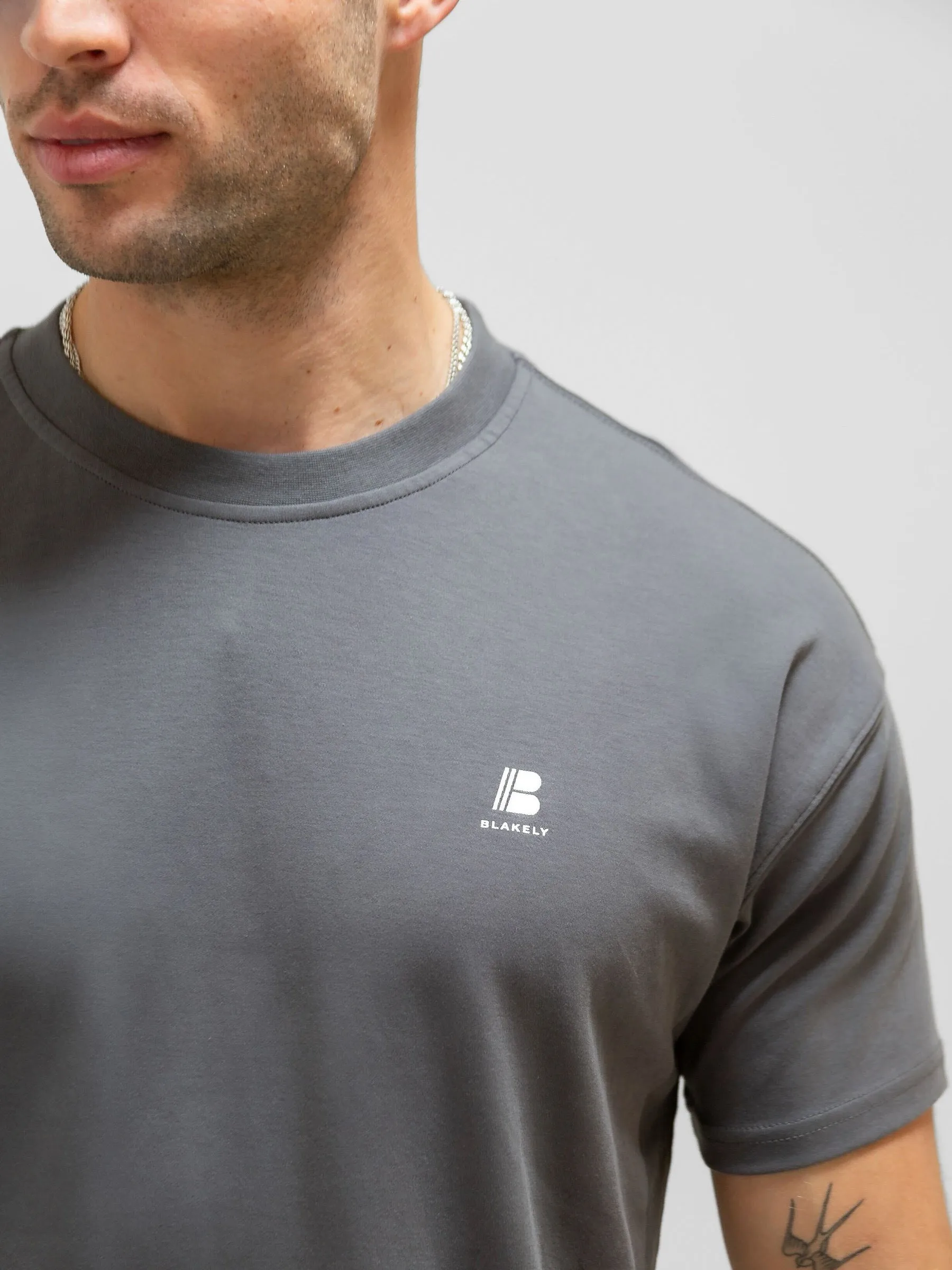 Apex Tech Relaxed T-Shirt - Charcoal sold by Blakely product image thumbnail 5