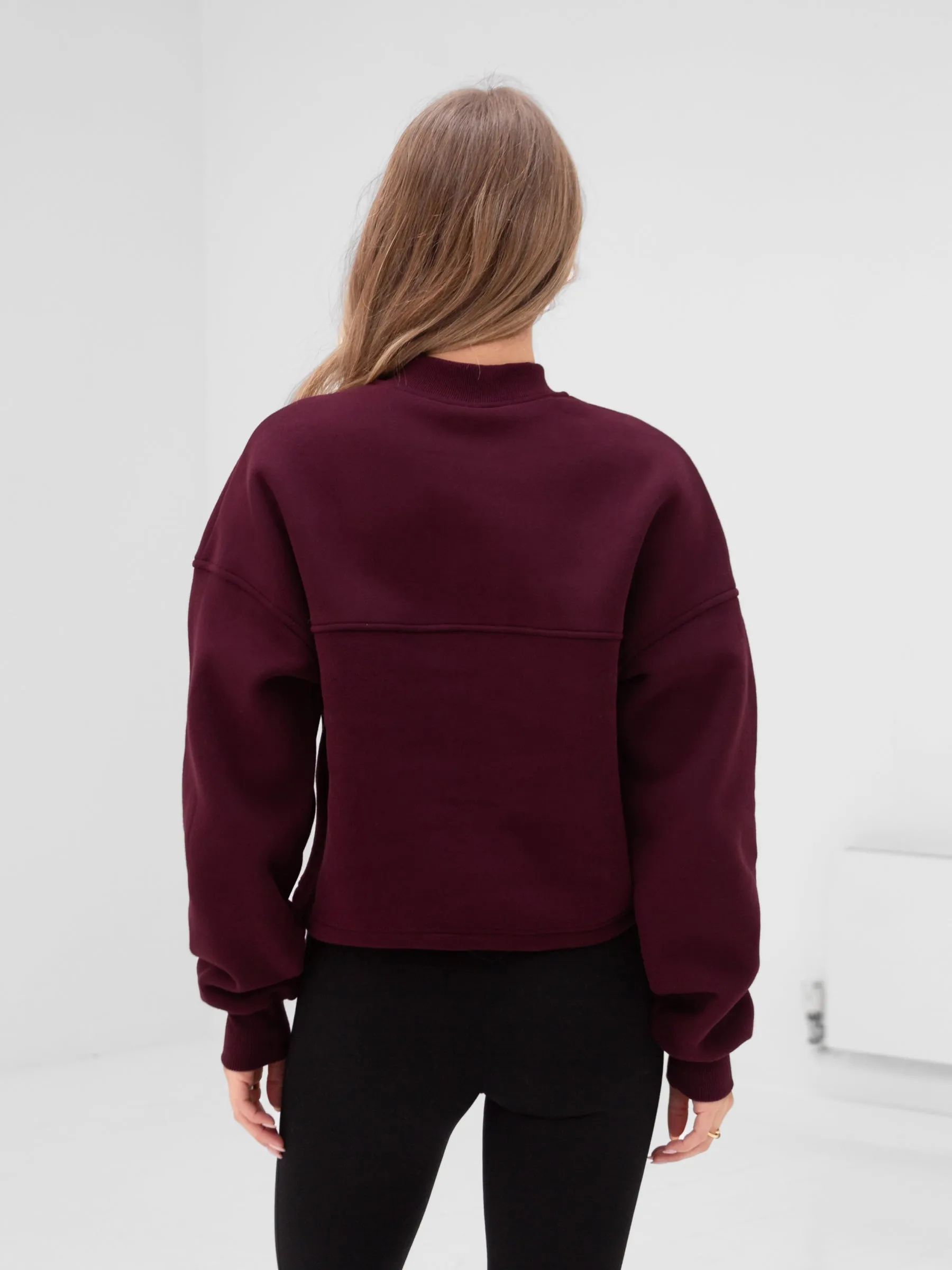 Apex Pro 1/4 Zip Jumper - Deep Burgundy sold by Blakely product image thumbnail 5