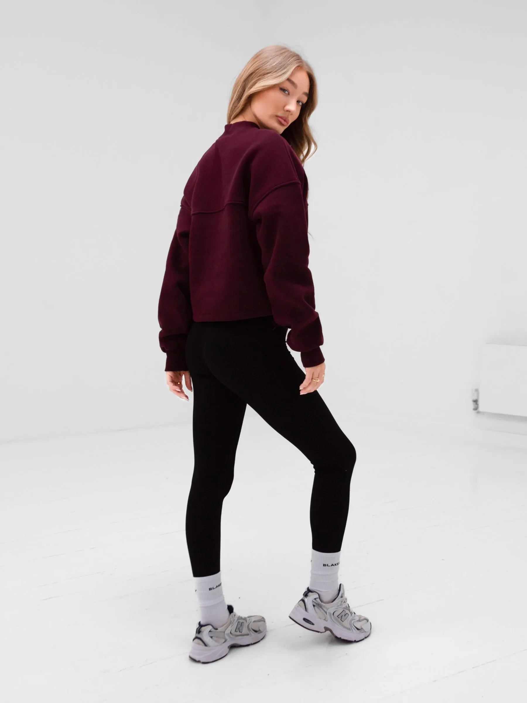 Apex Pro 1/4 Zip Jumper - Deep Burgundy sold by Blakely product image thumbnail 3