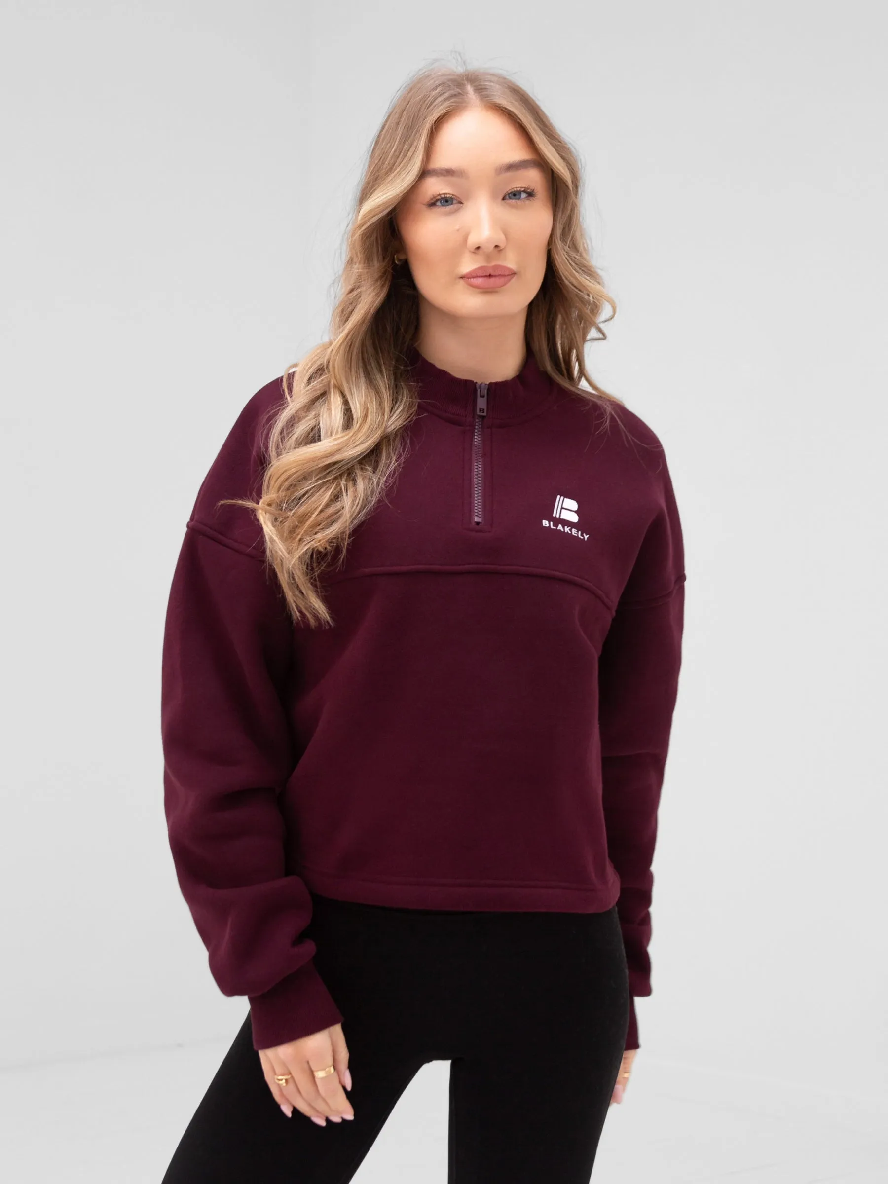 Apex Pro 1/4 Zip Jumper - Deep Burgundy sold by Blakely product image thumbnail 4