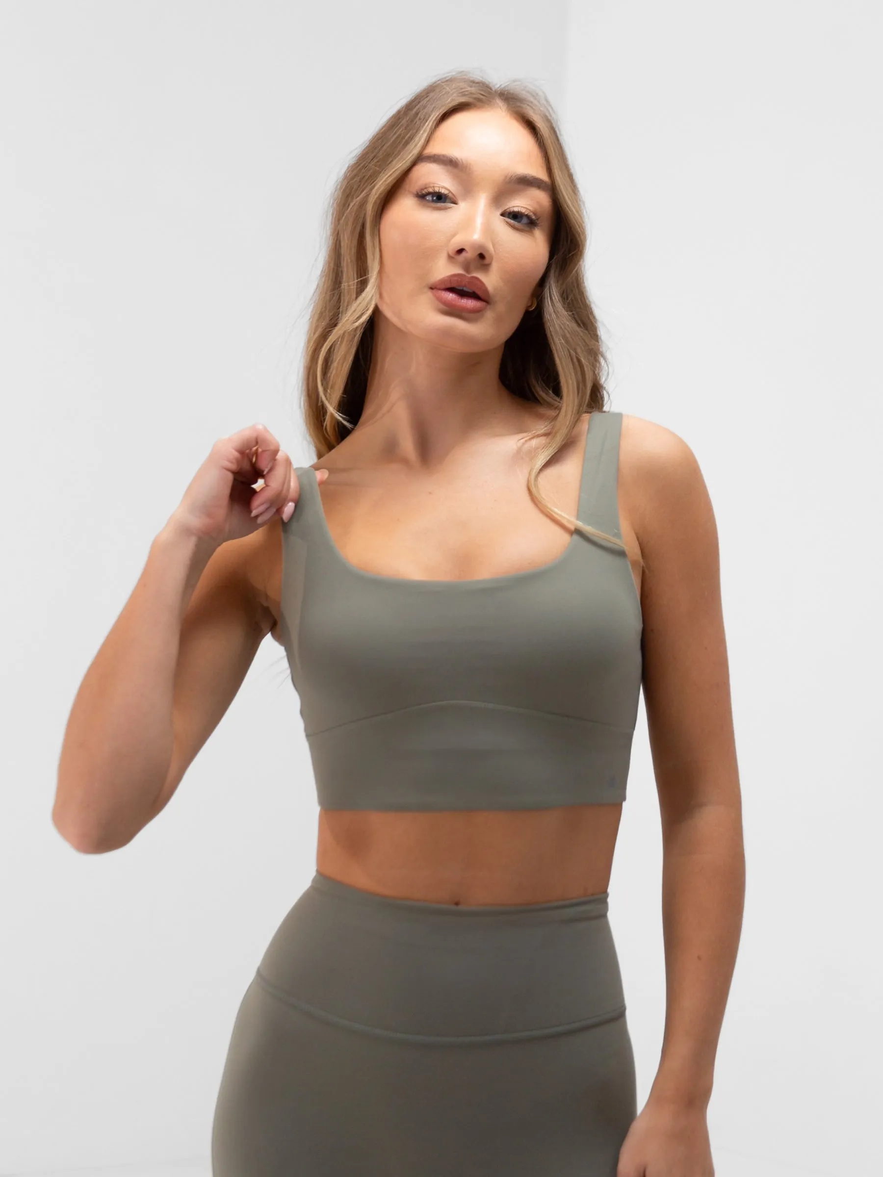 Apex Pro Sports Bra - Safari Green sold by Blakely product image thumbnail 2