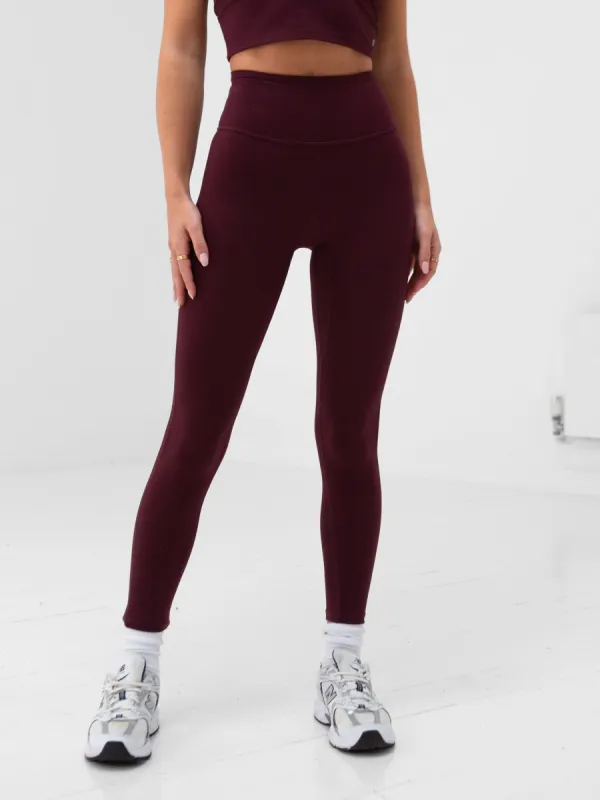Apex Pro Compression Leggings - Deep Burgundy sold by Blakely