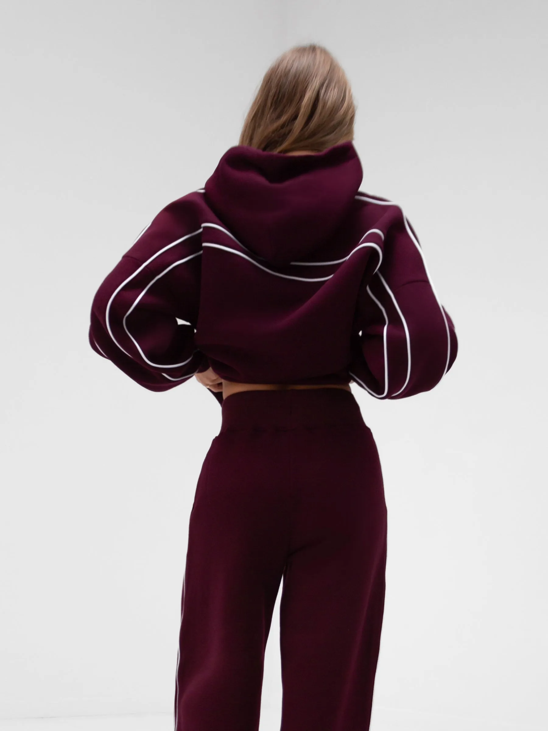 Apex Pro Oversized Hoodie - Deep Burgundy sold by Blakely product image thumbnail 5
