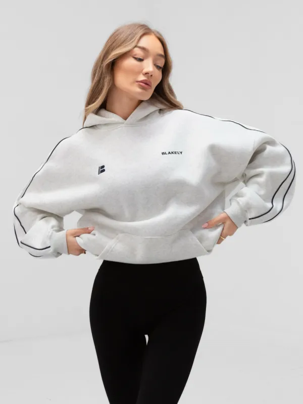 Apex Pro Oversized Hoodie - Marl White sold by Blakely