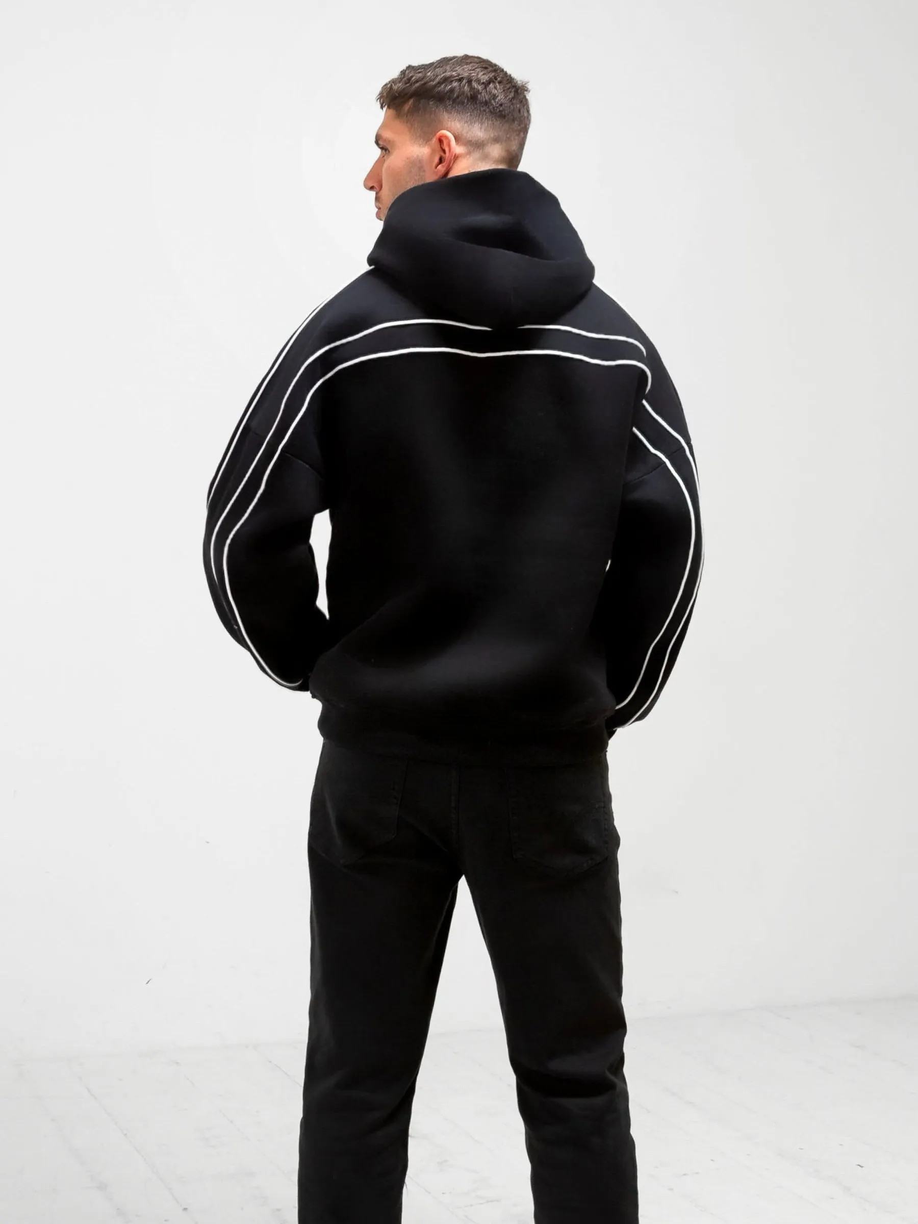 Apex Pro Relaxed Hoodie - Black sold by Blakely product image thumbnail 4