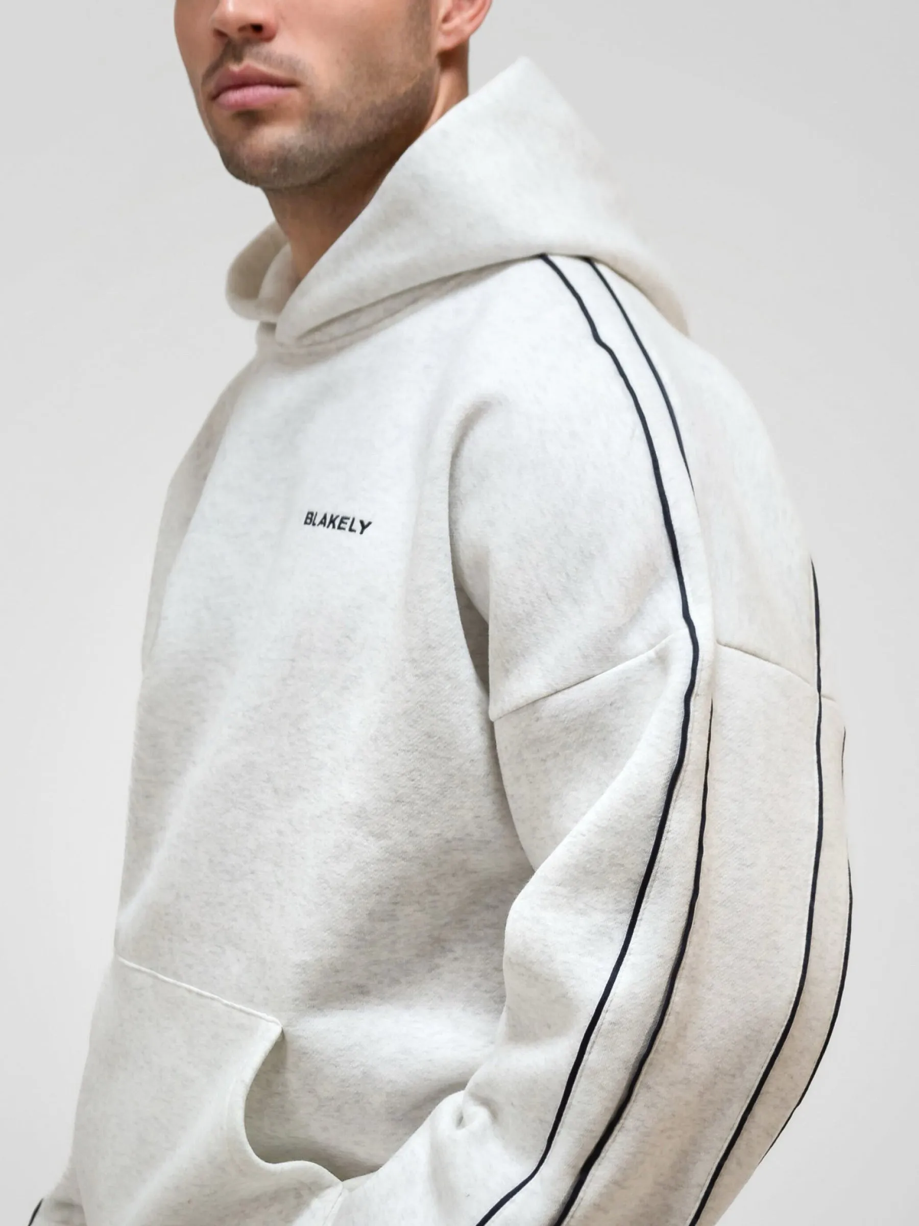 Apex Pro Relaxed Hoodie - Marl White sold by Blakely product image thumbnail 4