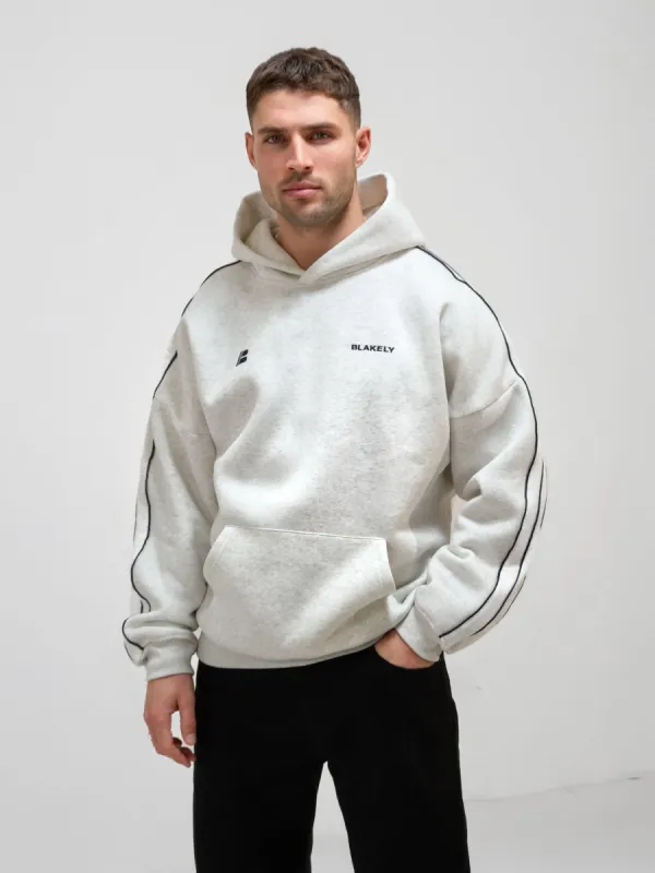 Apex Pro Relaxed Hoodie - Marl White sold by Blakely