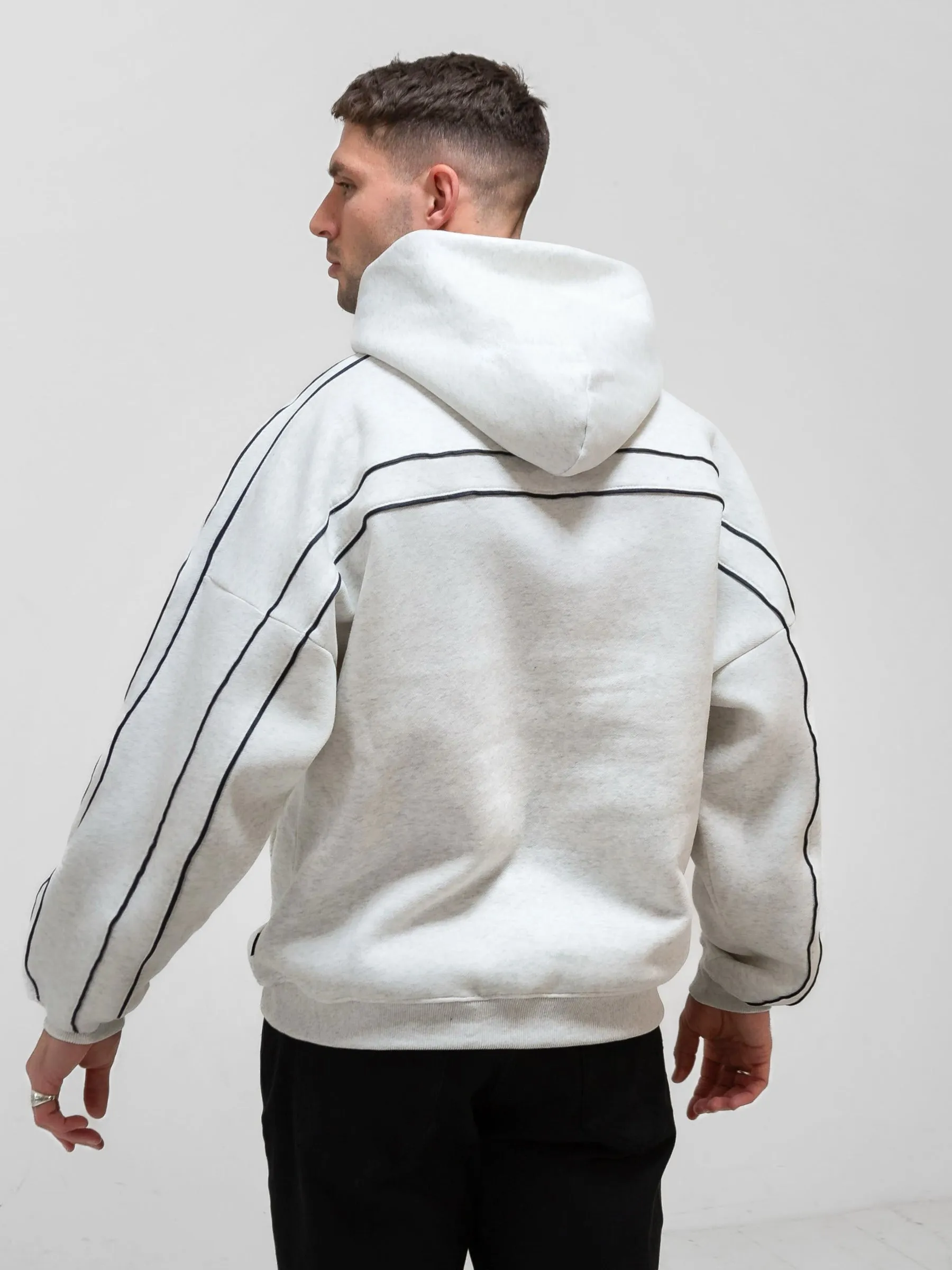 Apex Pro Relaxed Hoodie - Marl White sold by Blakely product image thumbnail 3