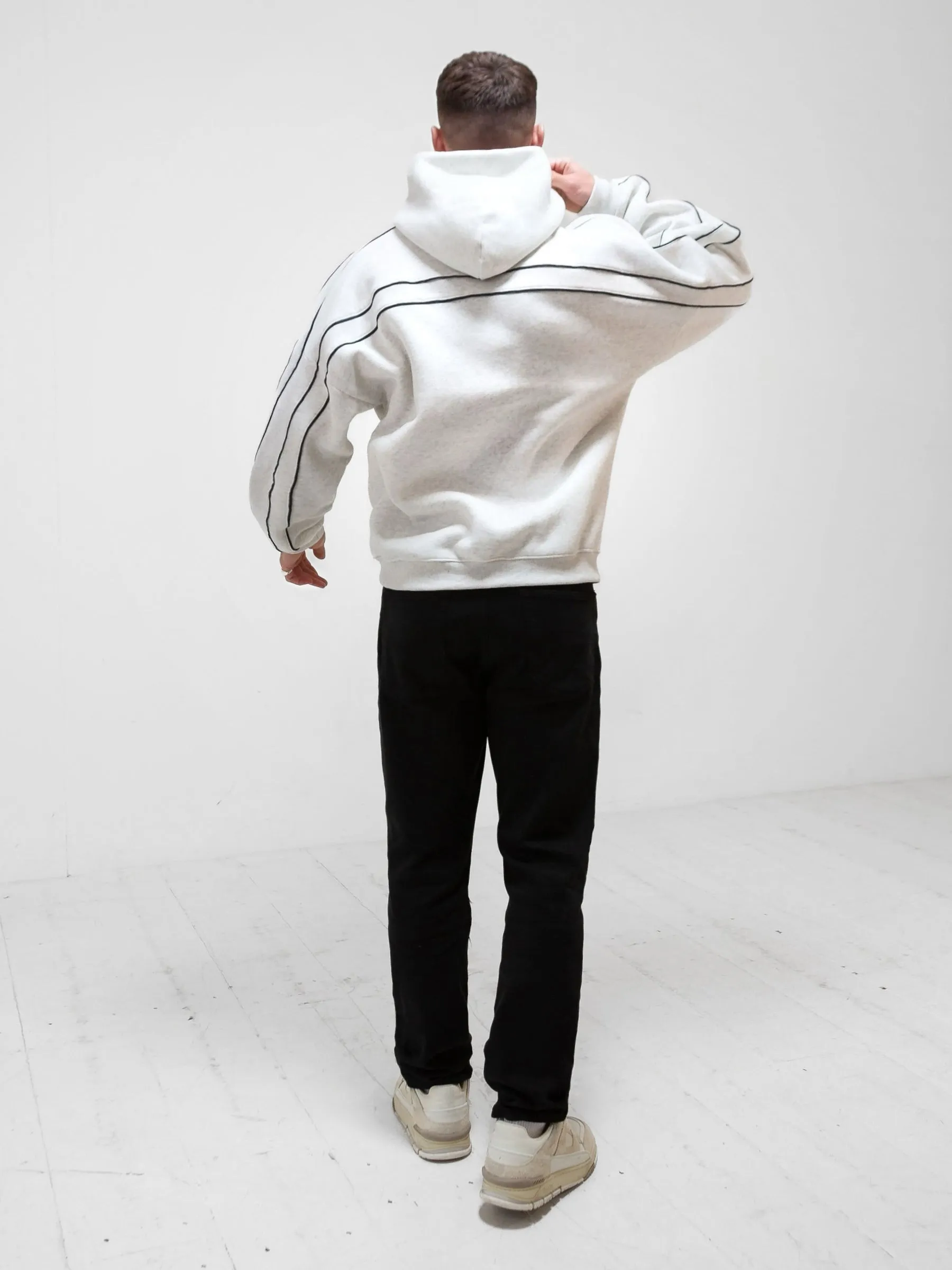 Apex Pro Relaxed Hoodie - Marl White sold by Blakely product image thumbnail 5
