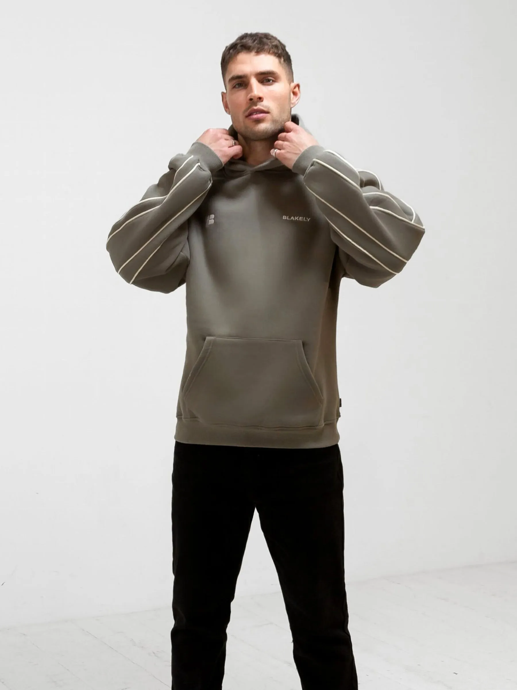 Apex Pro Relaxed Hoodie - Safari Green sold by Blakely product image thumbnail 5