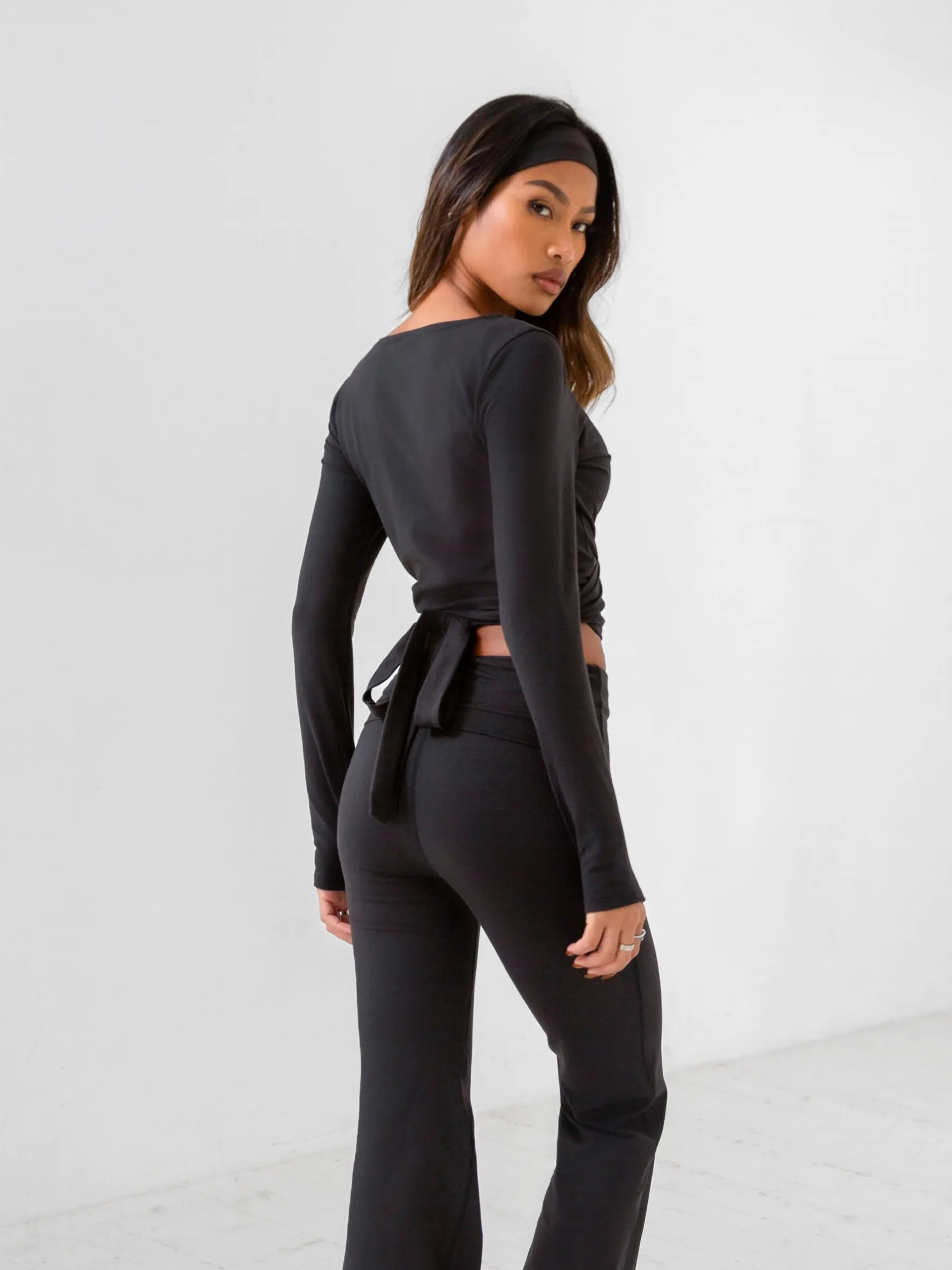 Reform Wrap Top - Black sold by Blakely product image thumbnail 3