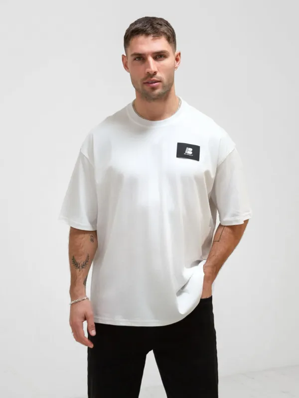 Apex Label Relaxed T-Shirt - White sold by Blakely
