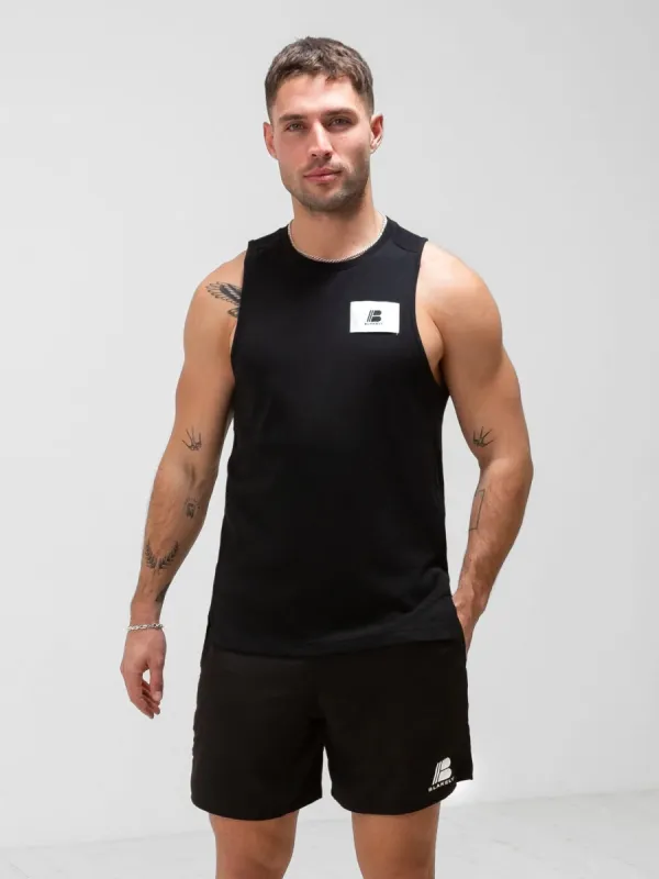 Apex Label Sleeveless Vest - Black sold by Blakely