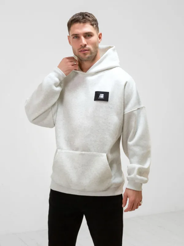 Apex Label Hoodie - Marl White sold by Blakely