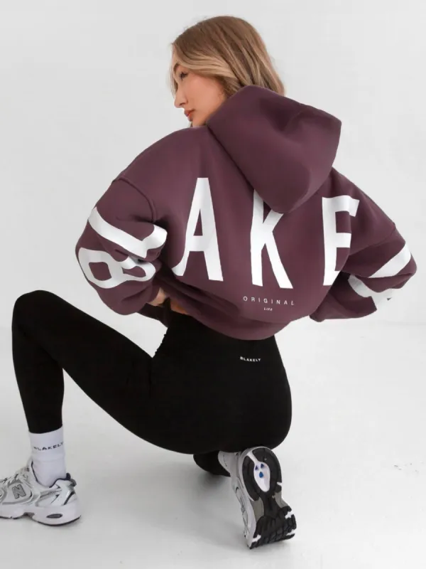 Isabel Oversized Hoodie - Light Plum sold by Blakely