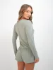 Soft Waffle Shorts - Sage Green sold by Blakely