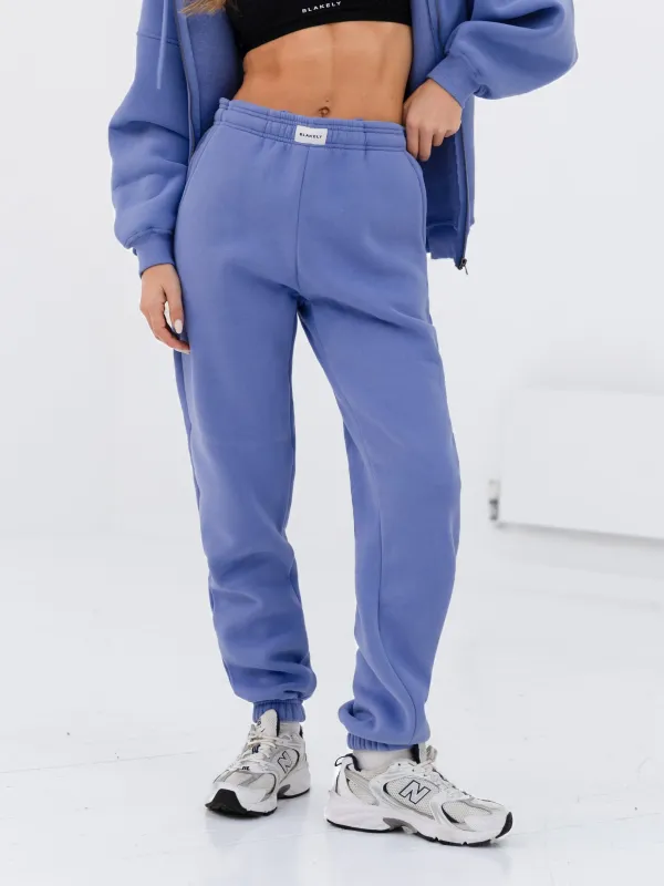 Label Sweatpants - Lilac Blue sold by Blakely
