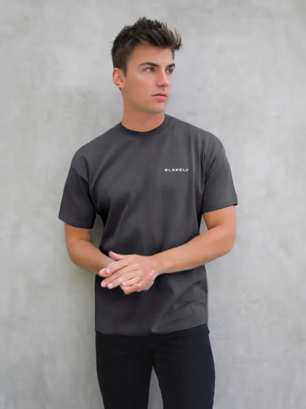 Series Relaxed T-Shirt - Charcoal sold by Blakely