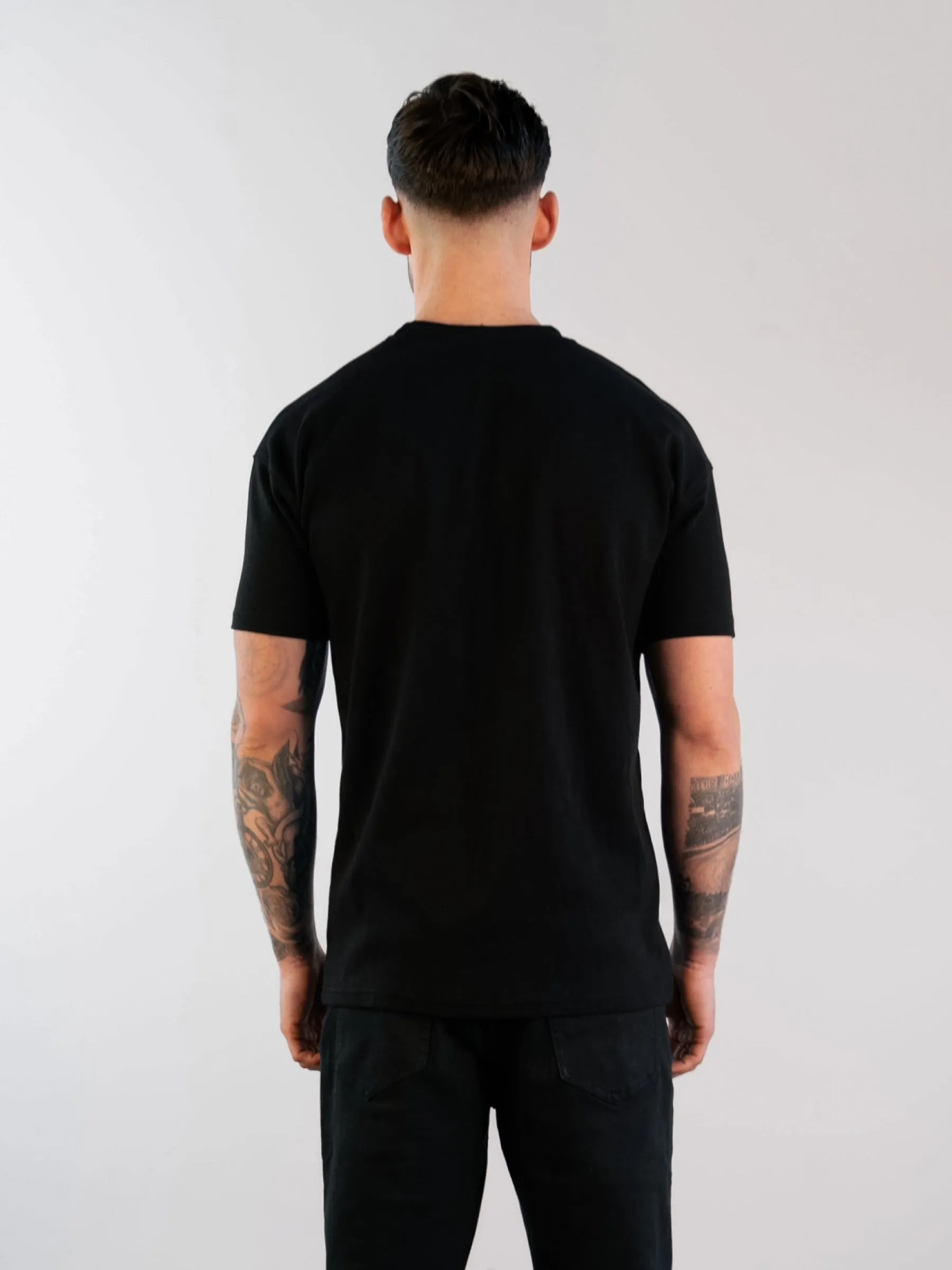 Label Relaxed T-Shirt - Black sold by Blakely product image thumbnail 5
