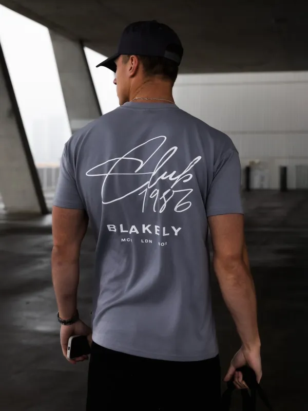 Club Relaxed T-Shirt - Pale Lilac sold by Blakely