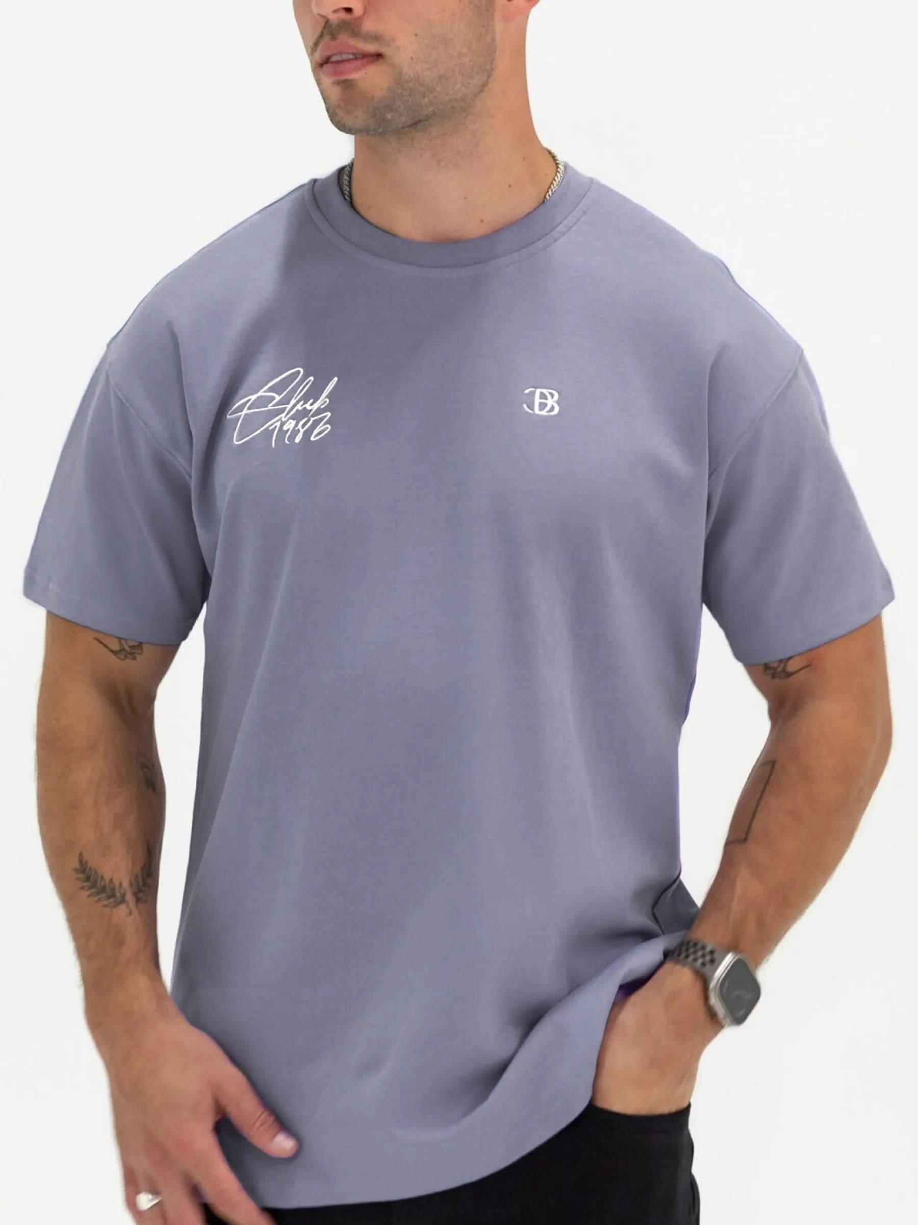 Club Relaxed T-Shirt - Pale Lilac sold by Blakely product image thumbnail 3