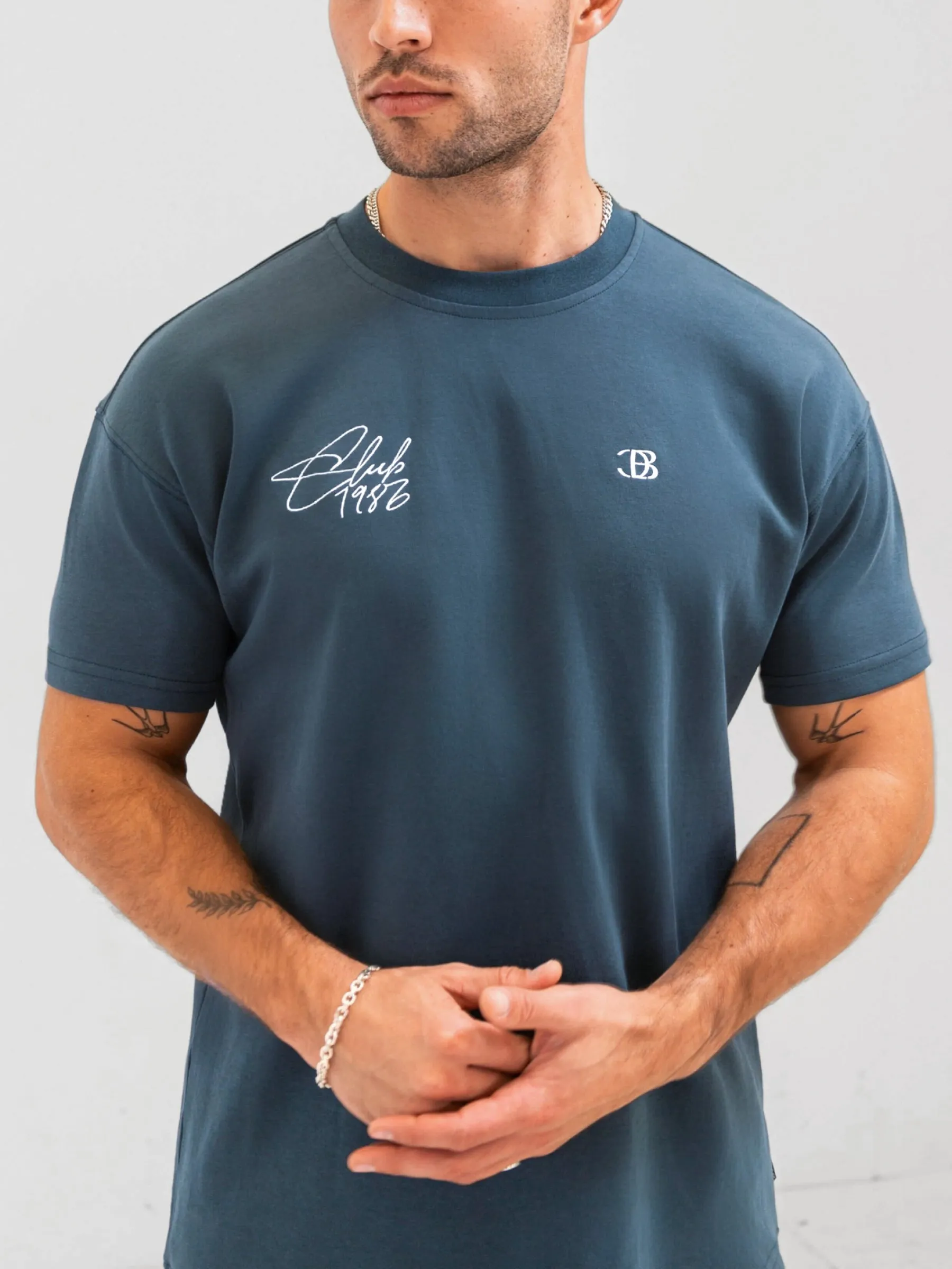 Club Relaxed T-Shirt - Dark Teal sold by Blakely product image thumbnail 4