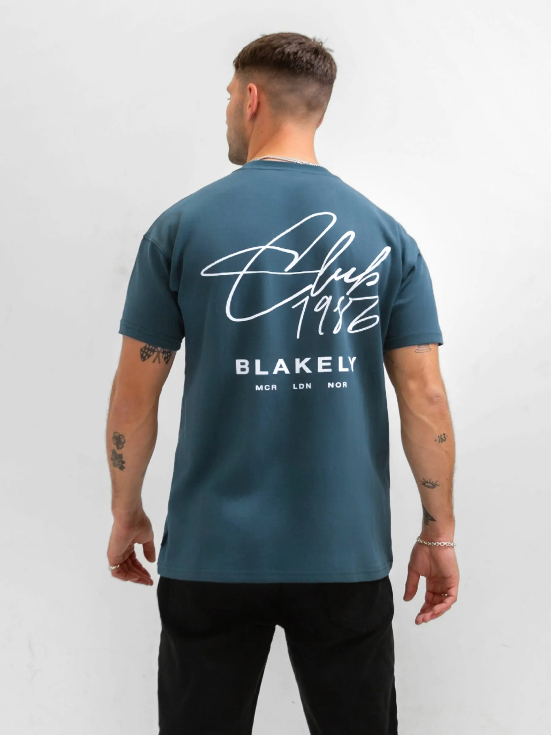 Club Relaxed T-Shirt - Dark Teal sold by Blakely product image thumbnail 2