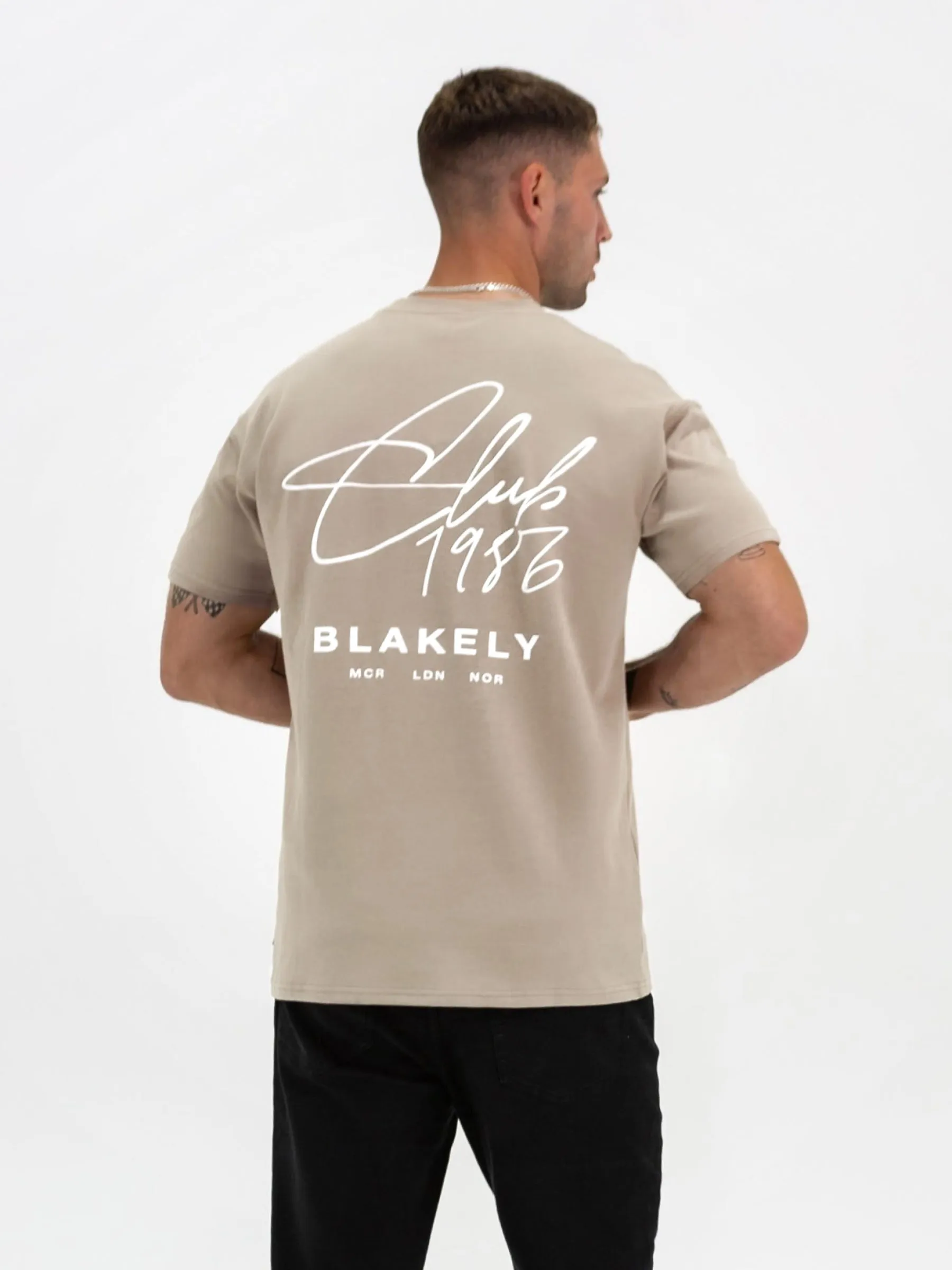 Club Relaxed T-Shirt - Washed Khaki sold by Blakely product image thumbnail 5
