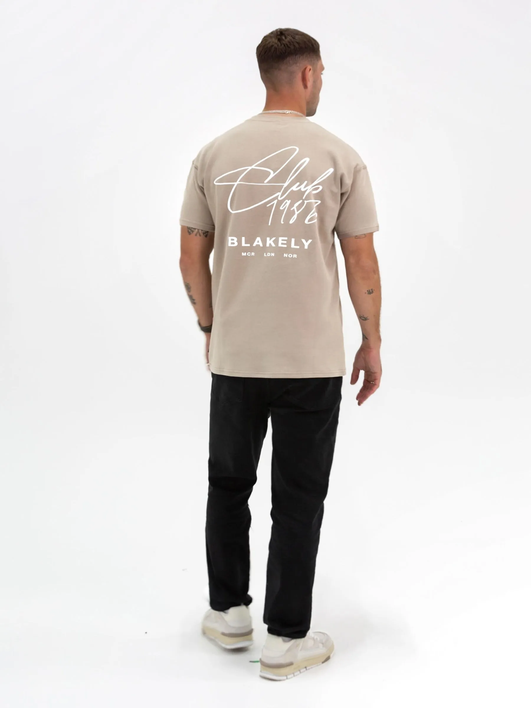 Club Relaxed T-Shirt - Washed Khaki sold by Blakely product image thumbnail 2
