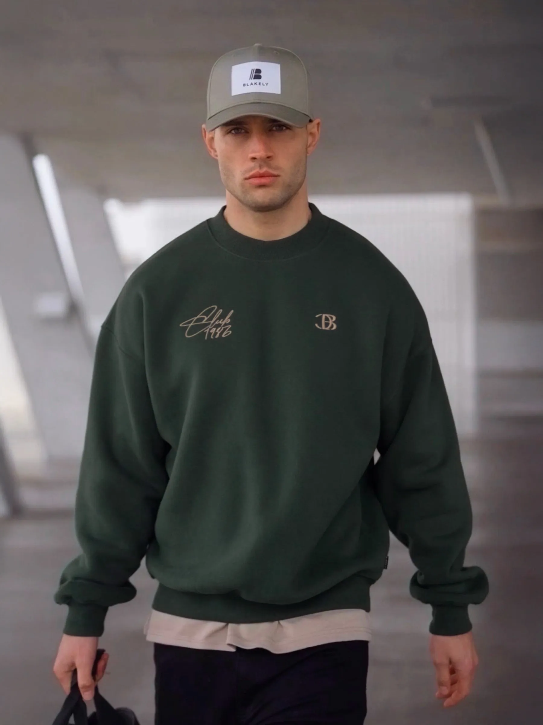 Club Relaxed Jumper - Forest Green sold by Blakely product image thumbnail 3