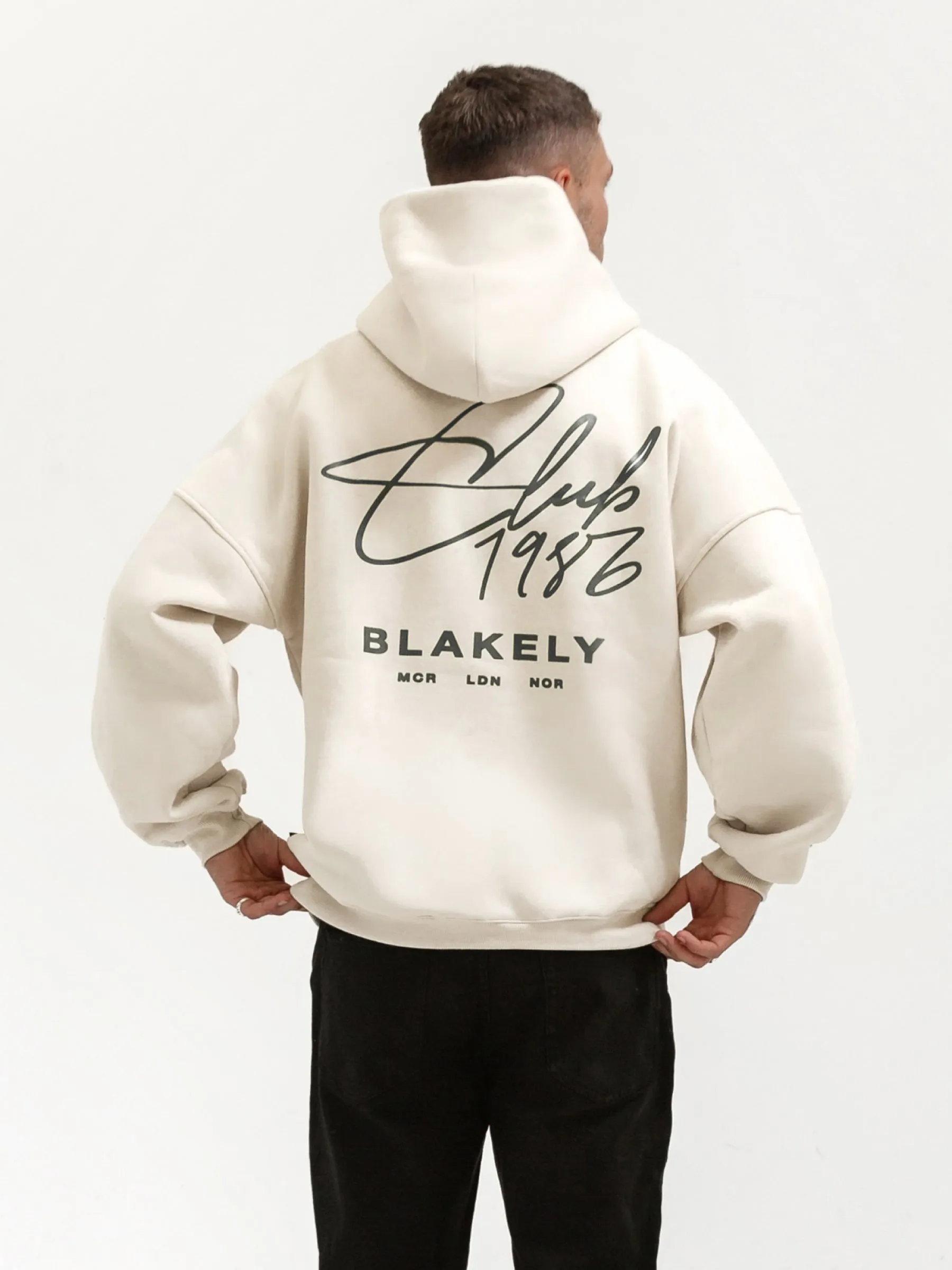 Club Relaxed Hoodie - Bone sold by Blakely product image thumbnail 4
