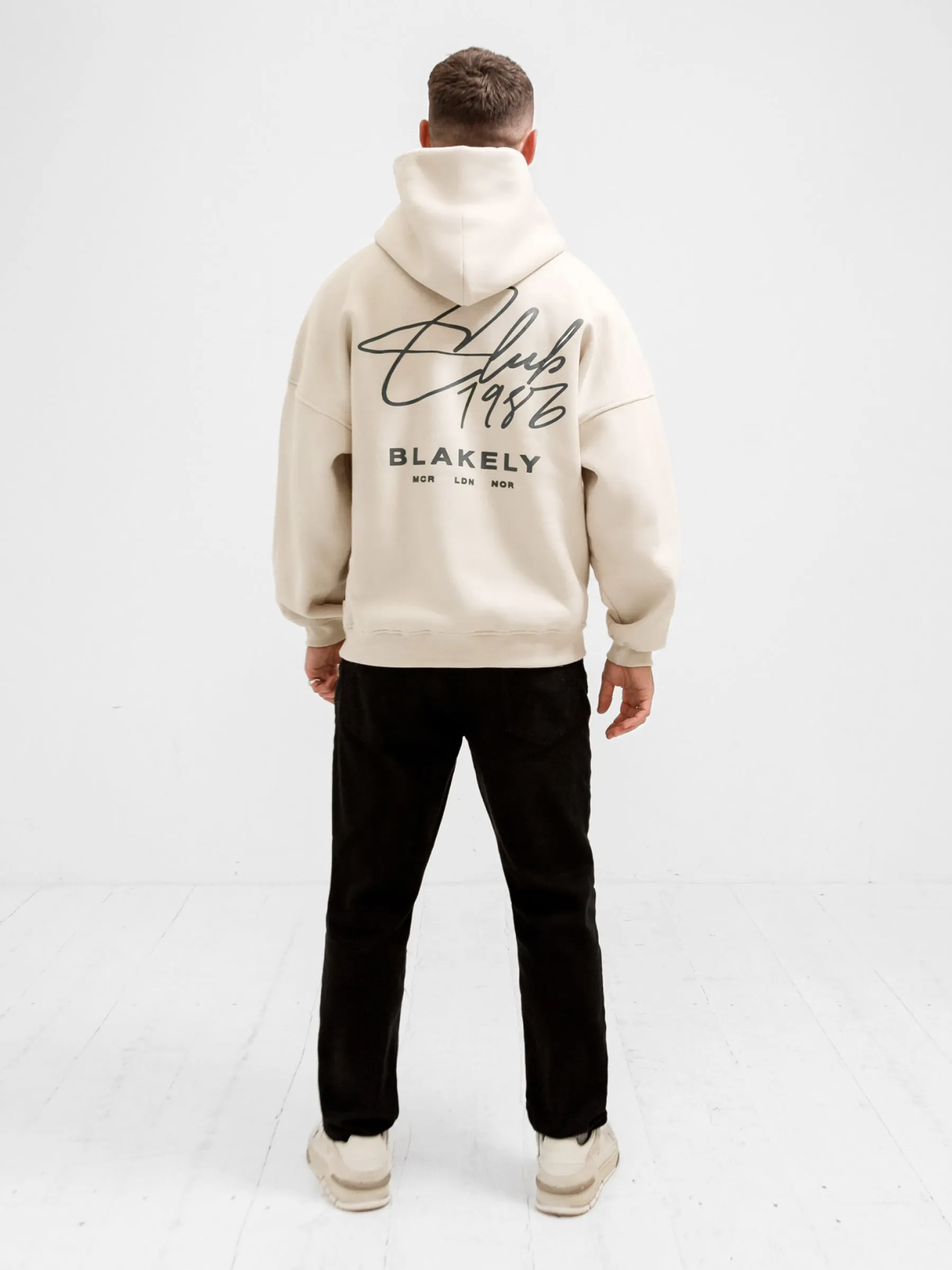 Club Relaxed Hoodie - Bone sold by Blakely product image thumbnail 3