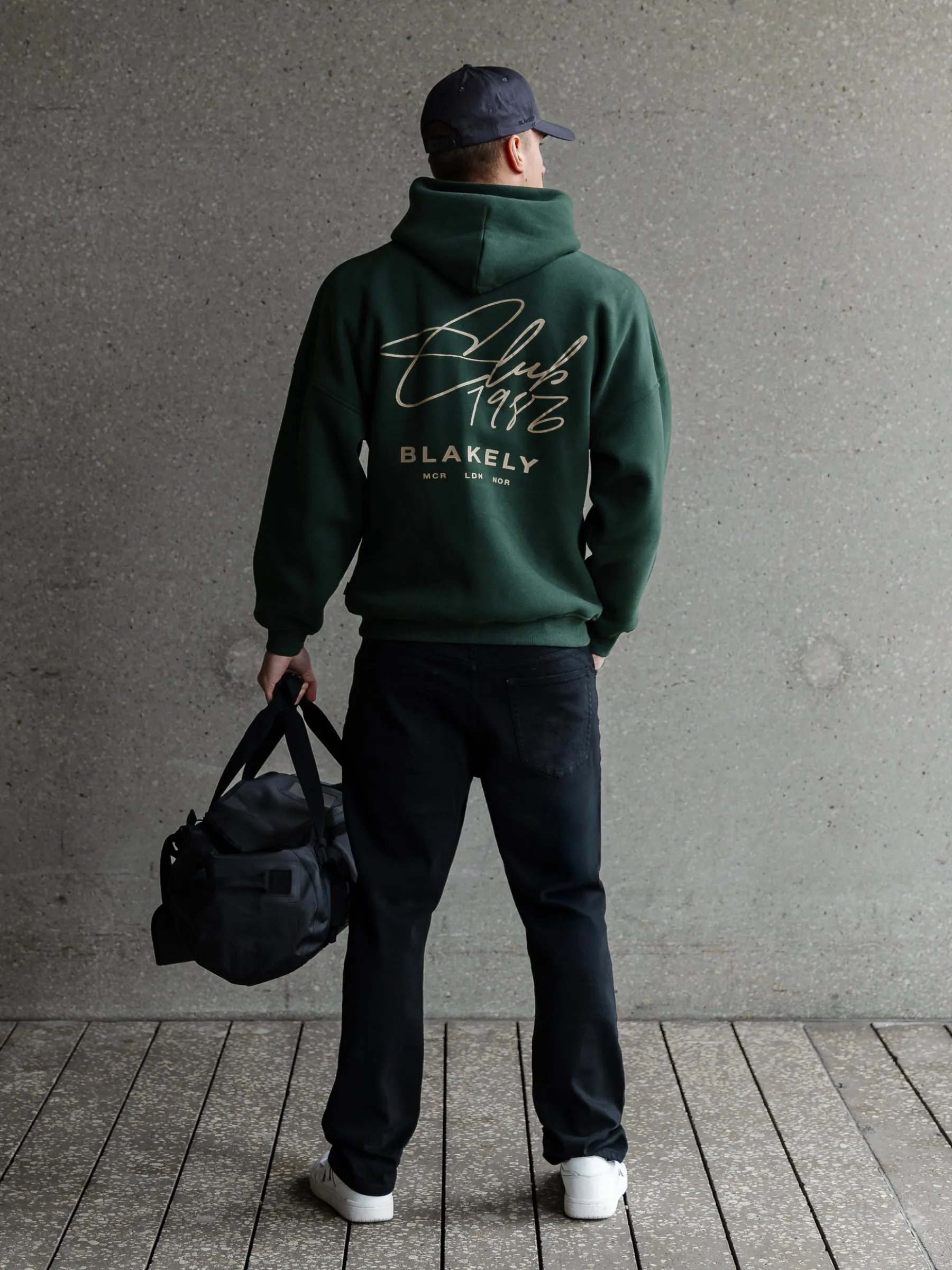 Club Relaxed Hoodie - Forest Green sold by Blakely product image thumbnail 4